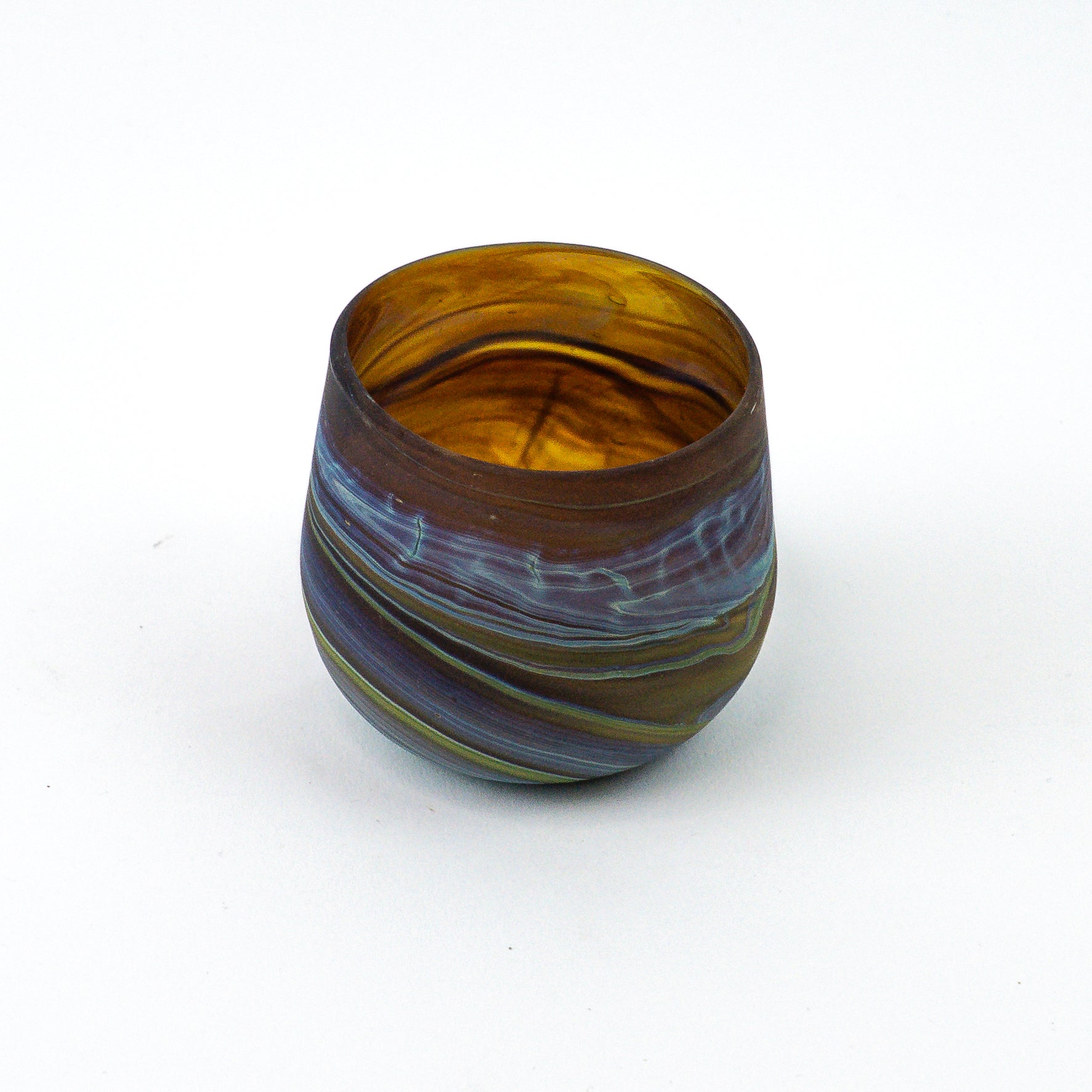 Hebron Mini Mug Brown – Recycled Glass & Hand-Blown