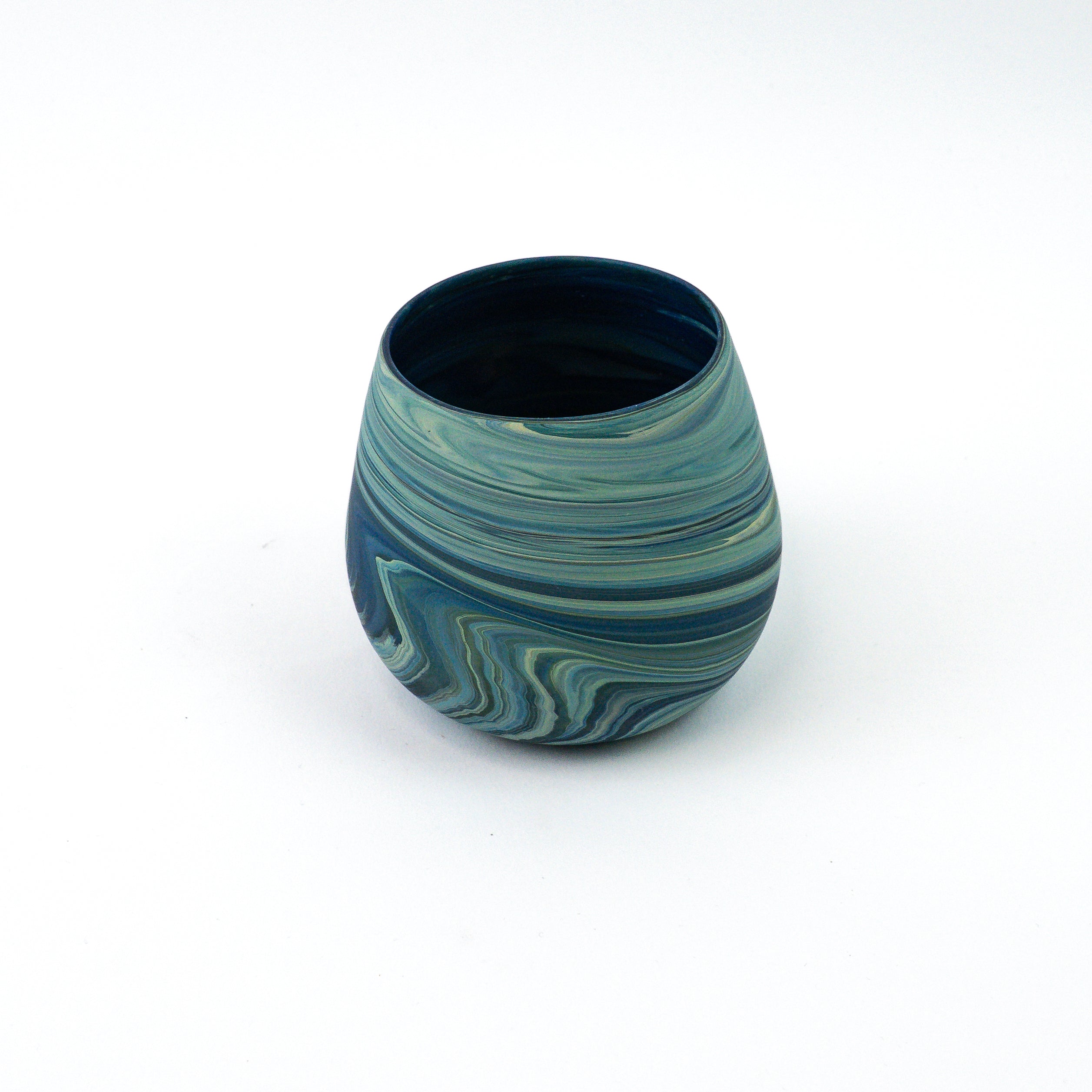 Hebron Mug Light Blue – Recycled Glass & Handblown