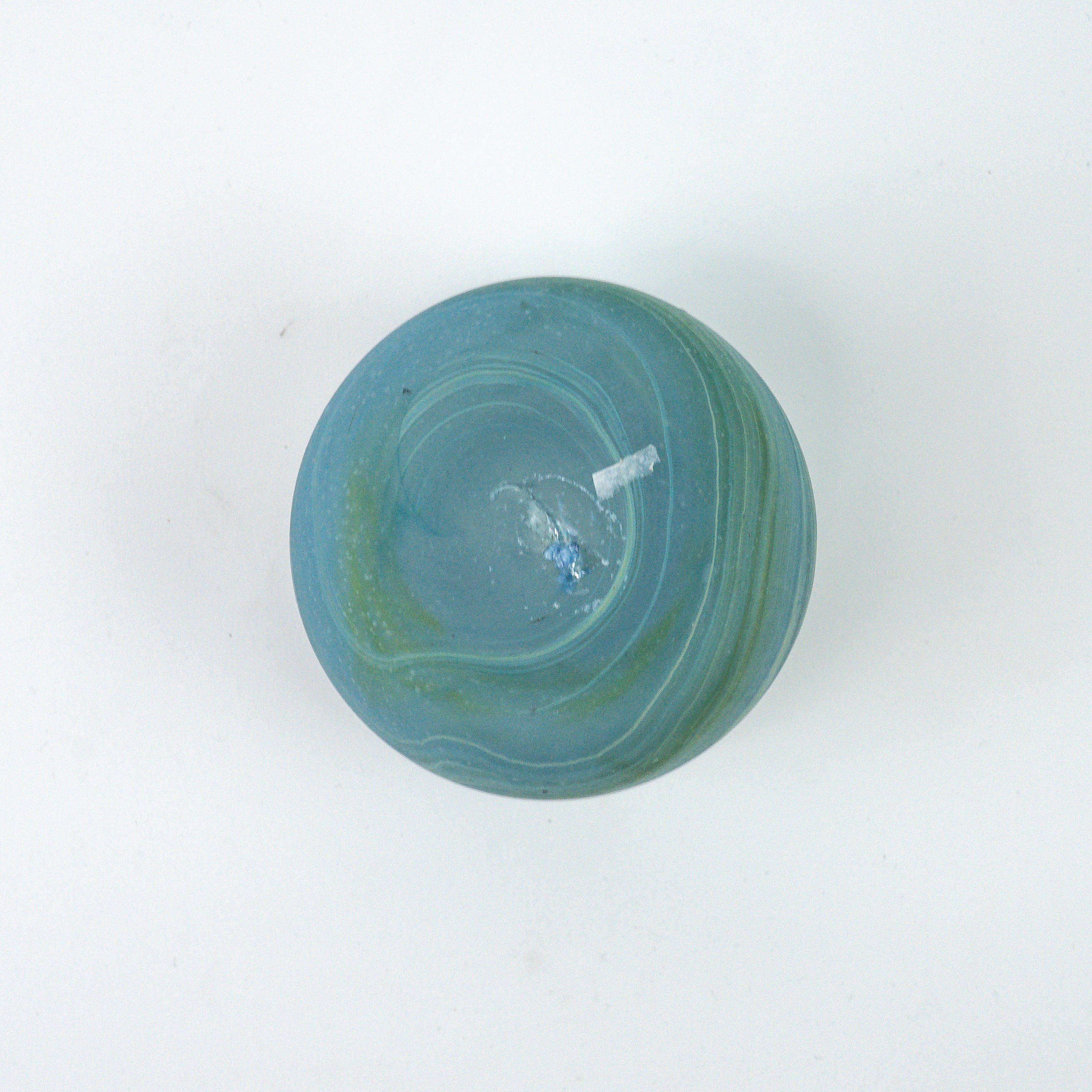 Hebron Tasse Himmelblau – Recyceltes Glas & Handgeblasen