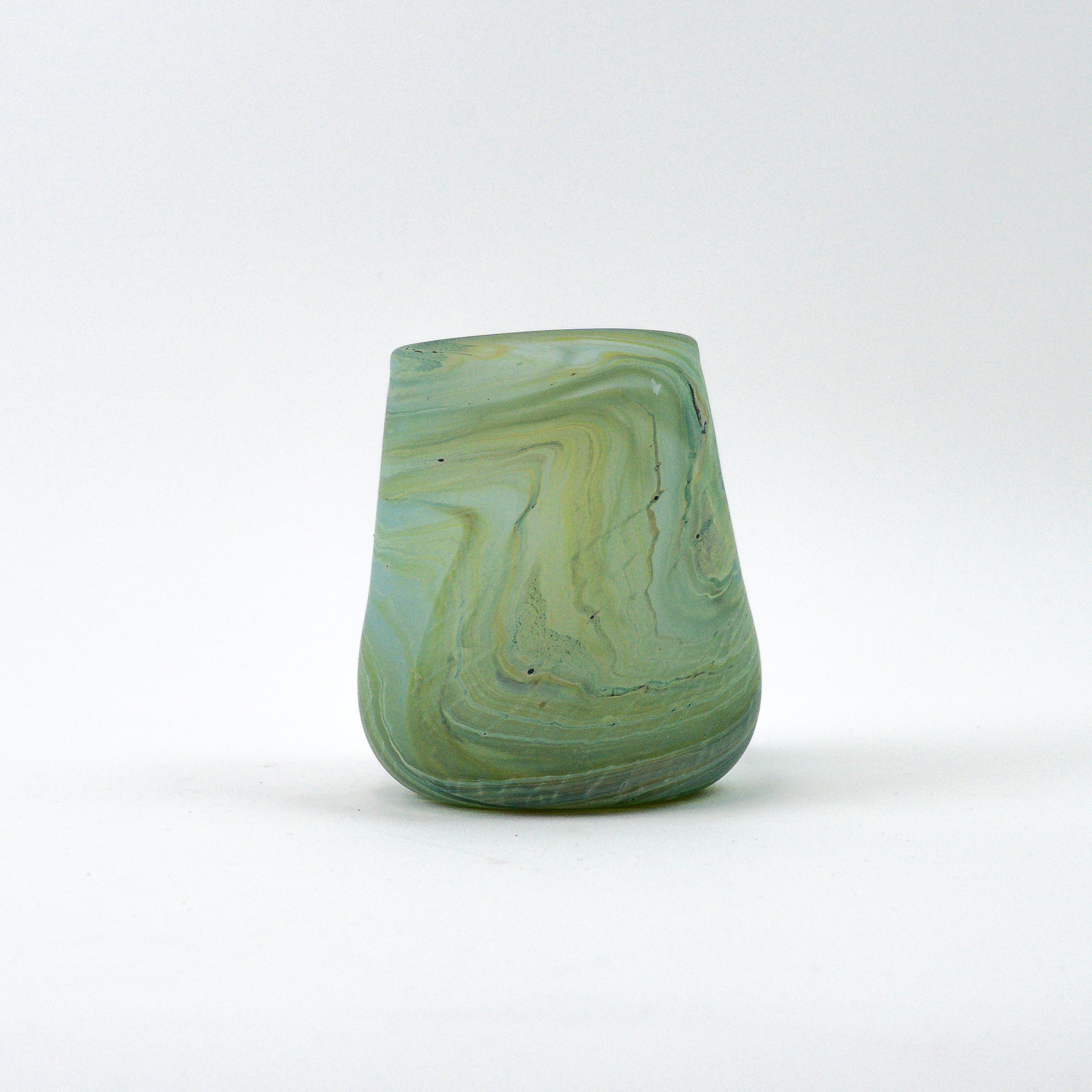 Hebron Green Mug – Recycled Glass & Hand-Blown