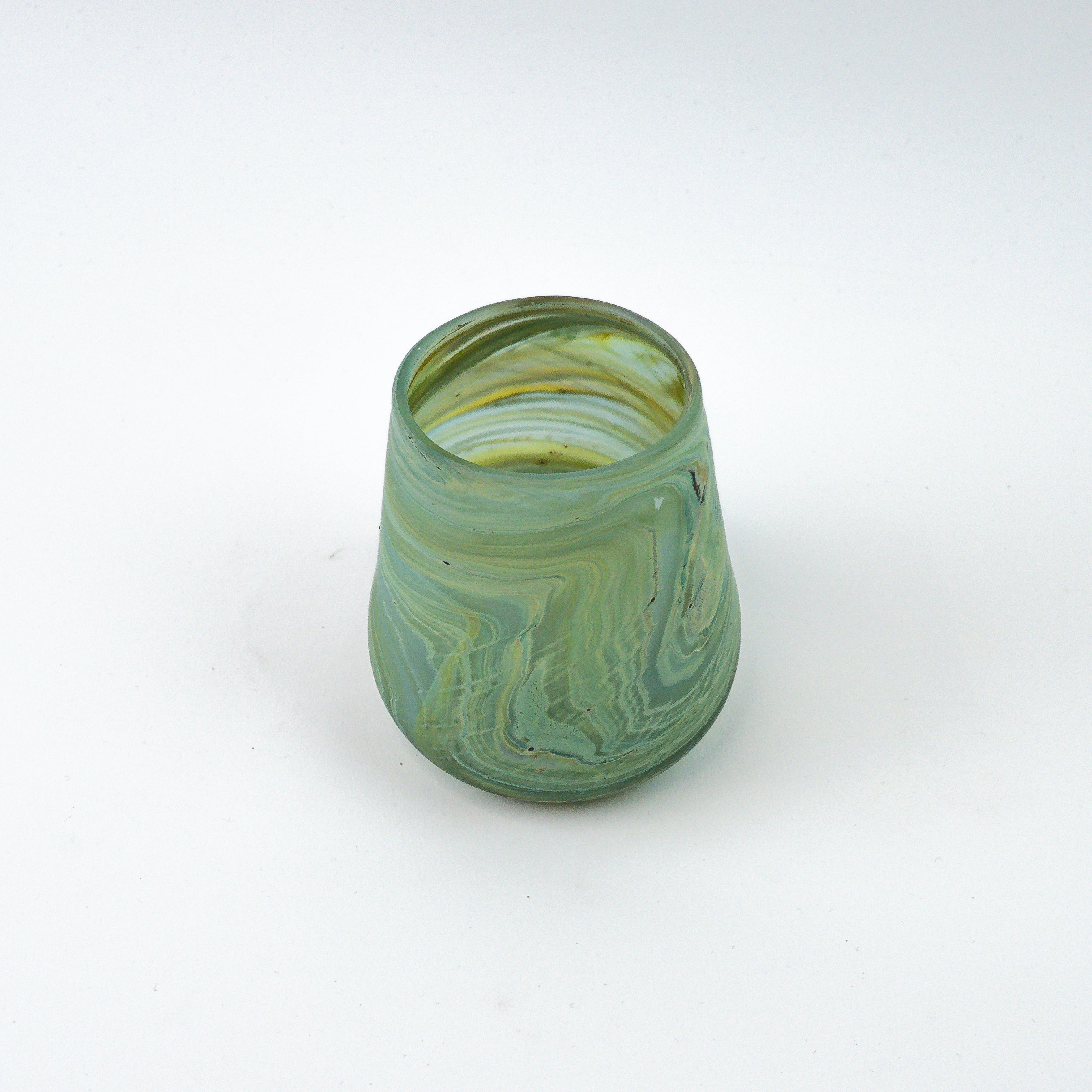 Hebron Green Mug – Recycled Glass & Hand-Blown