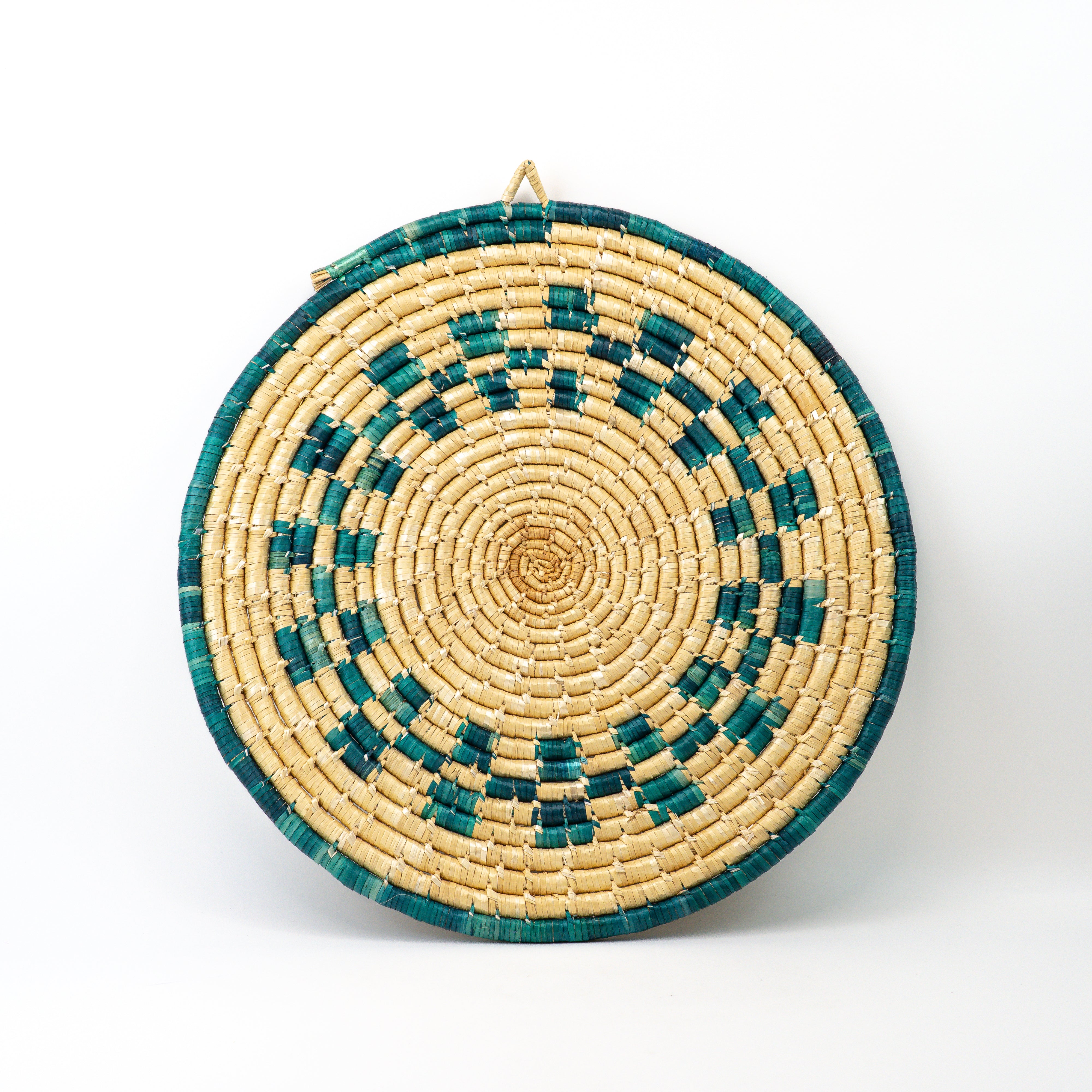 Handgeflochtenes Stroh-Tablett Ø 50 cm