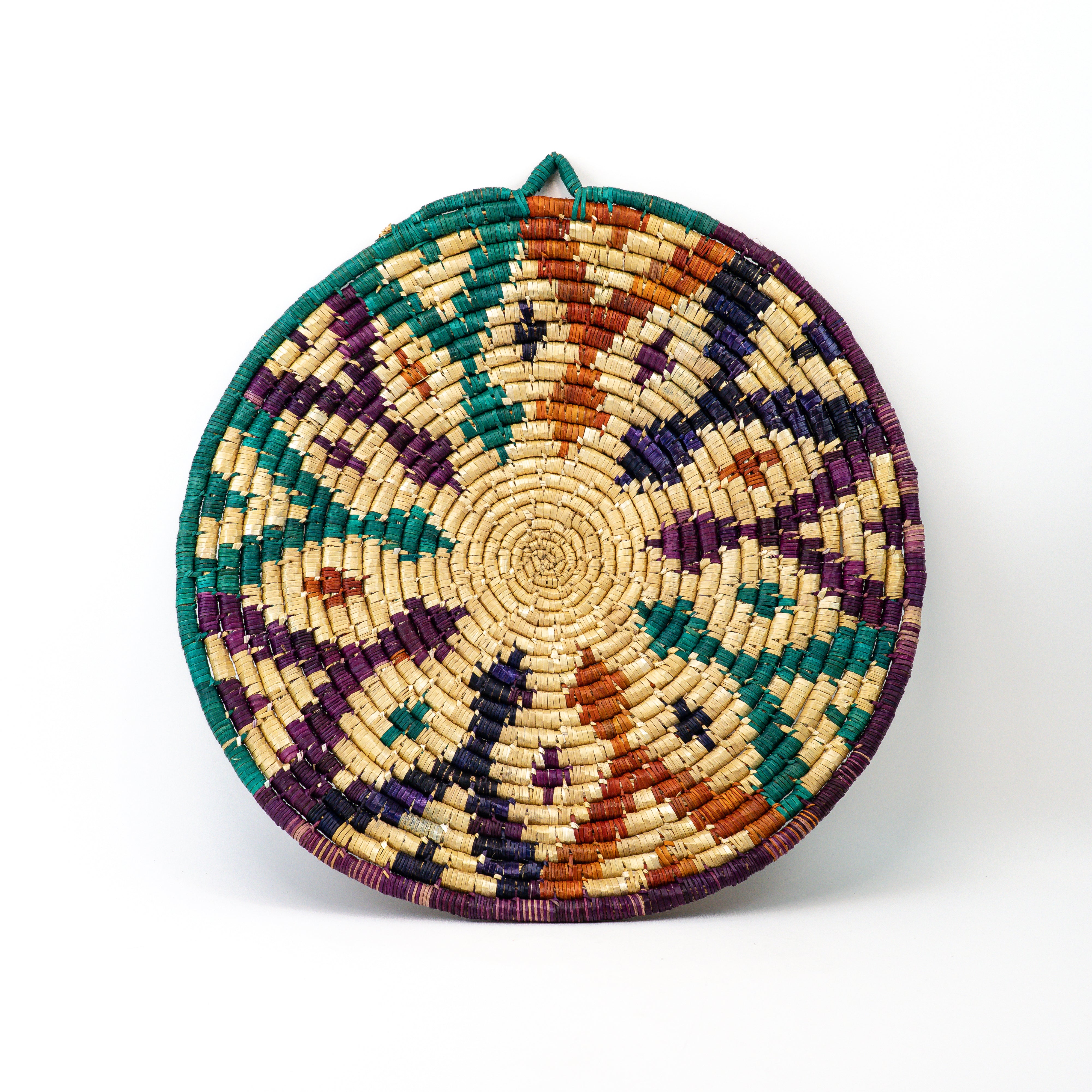 Handgeflochtenes Stroh-Tablett Ø 50 cm