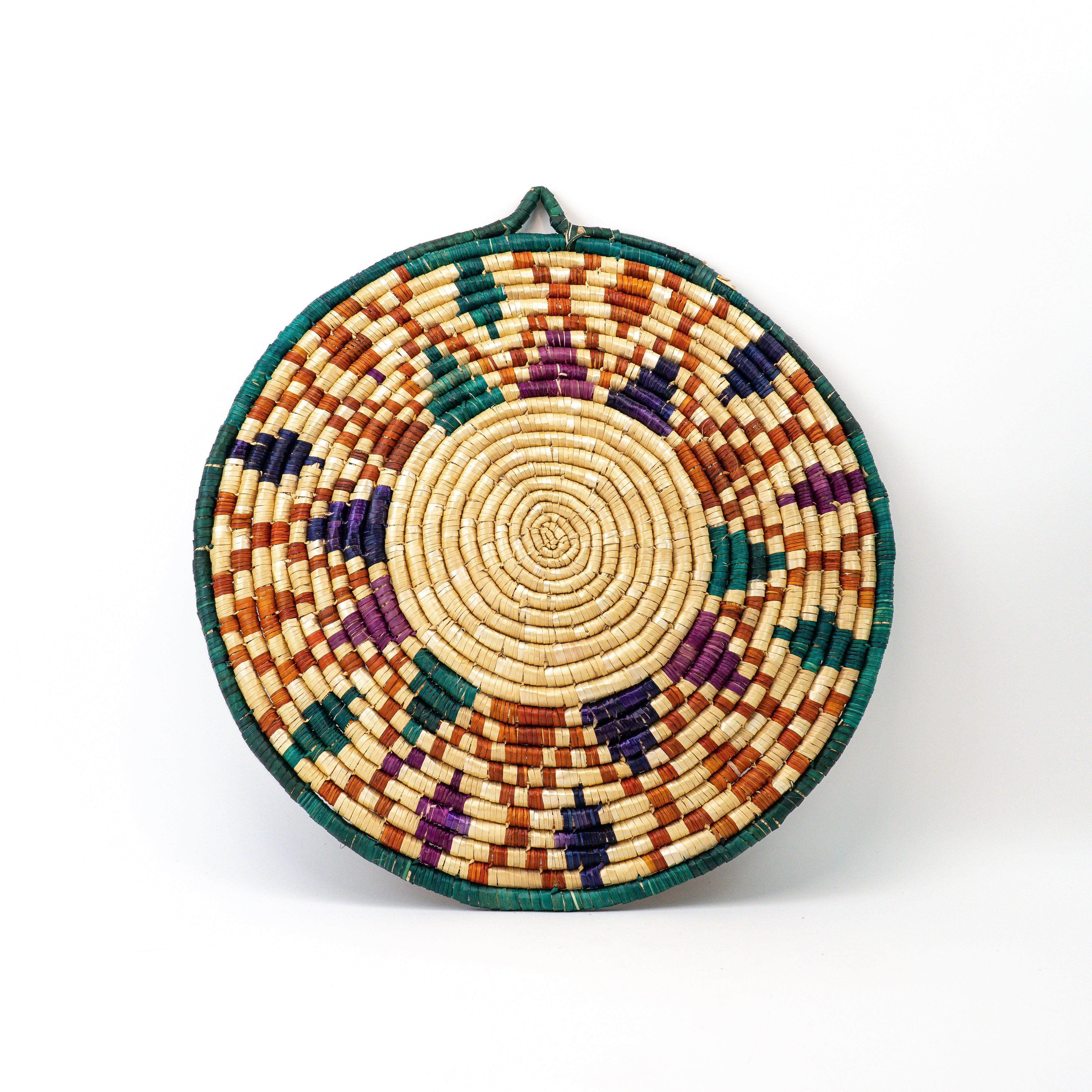 Handgeflochtenes Stroh-Tablett Ø 50 cm