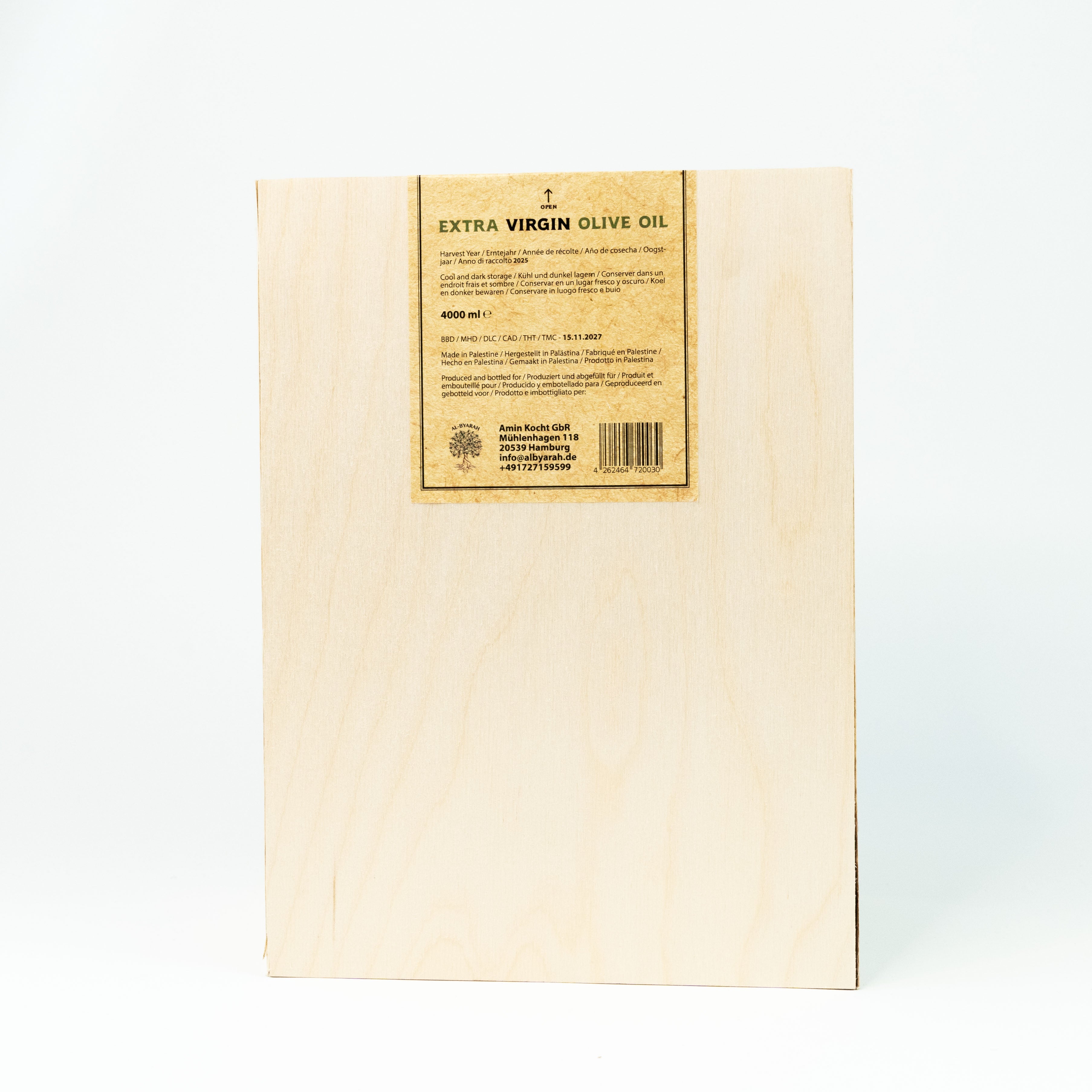 Extra Virgin Olive Oil - 4 Liters
