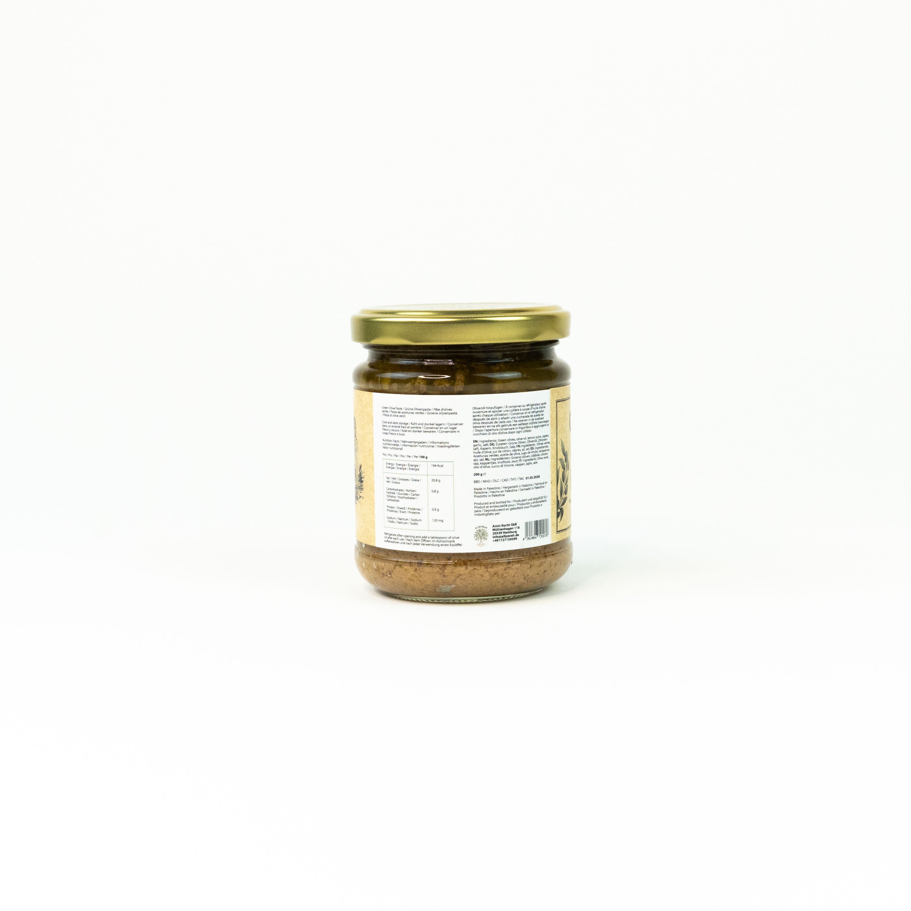 Grüne Olivenpaste - 200 g