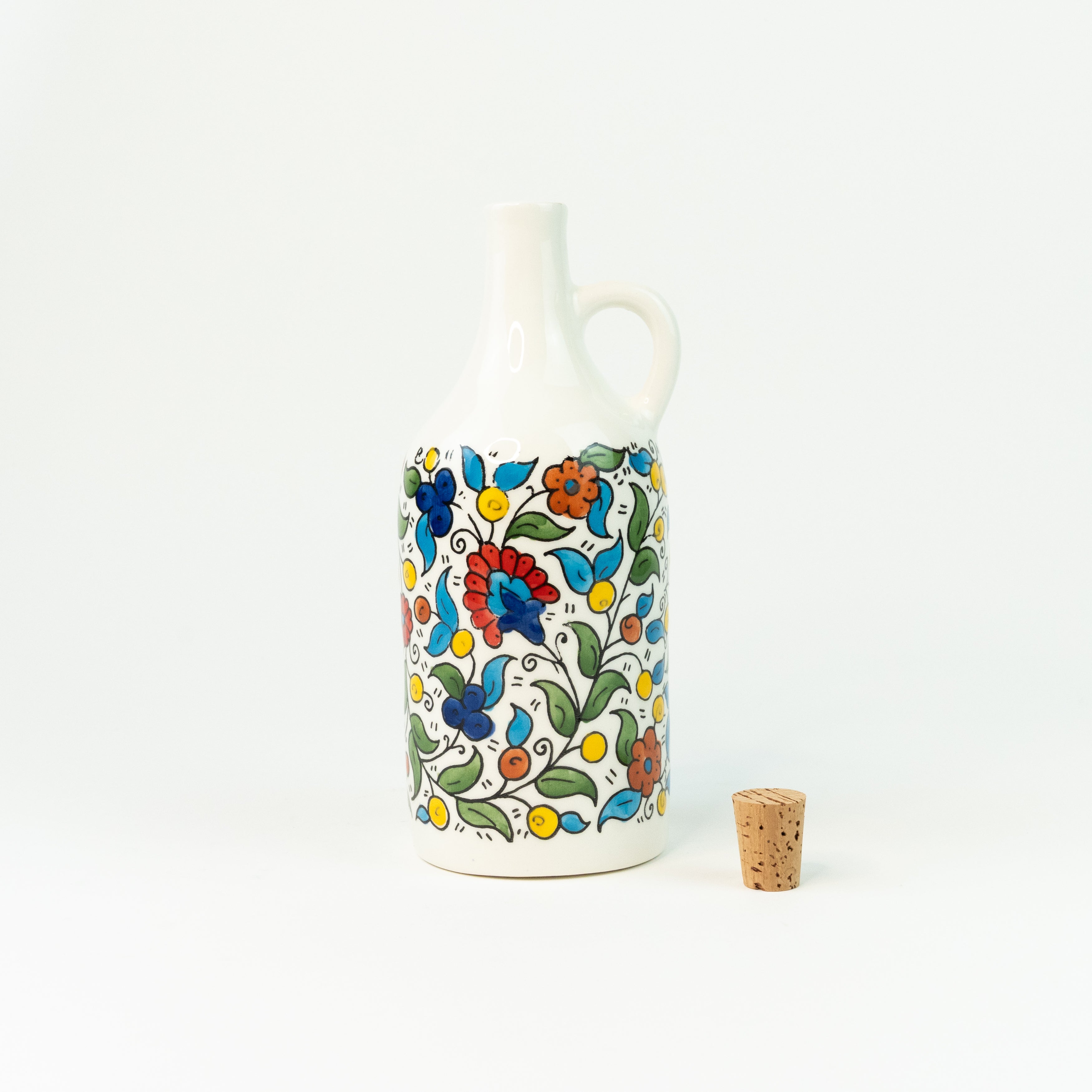 NEU Ölkanne Blume Bunt