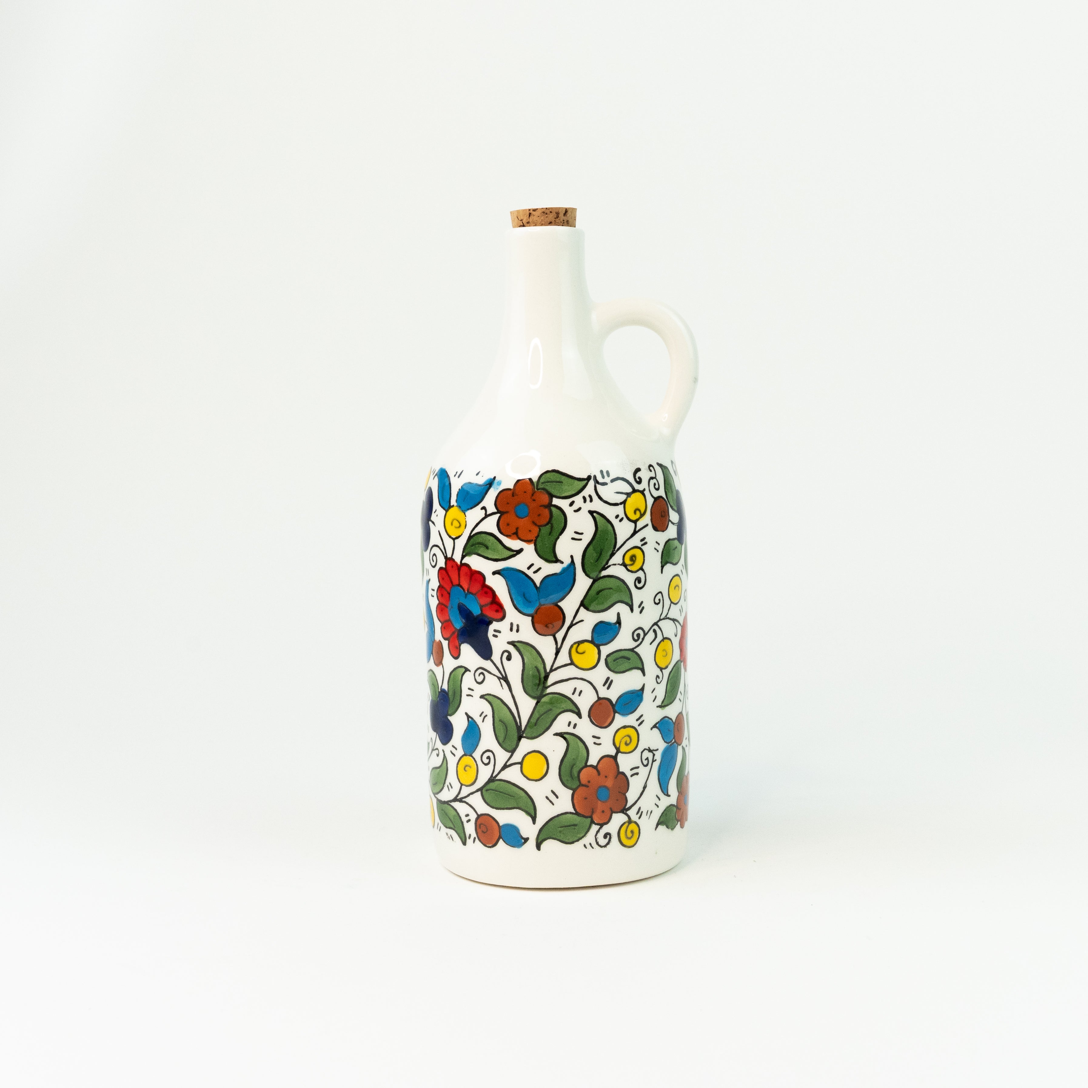NEU Ölkanne Blume Bunt