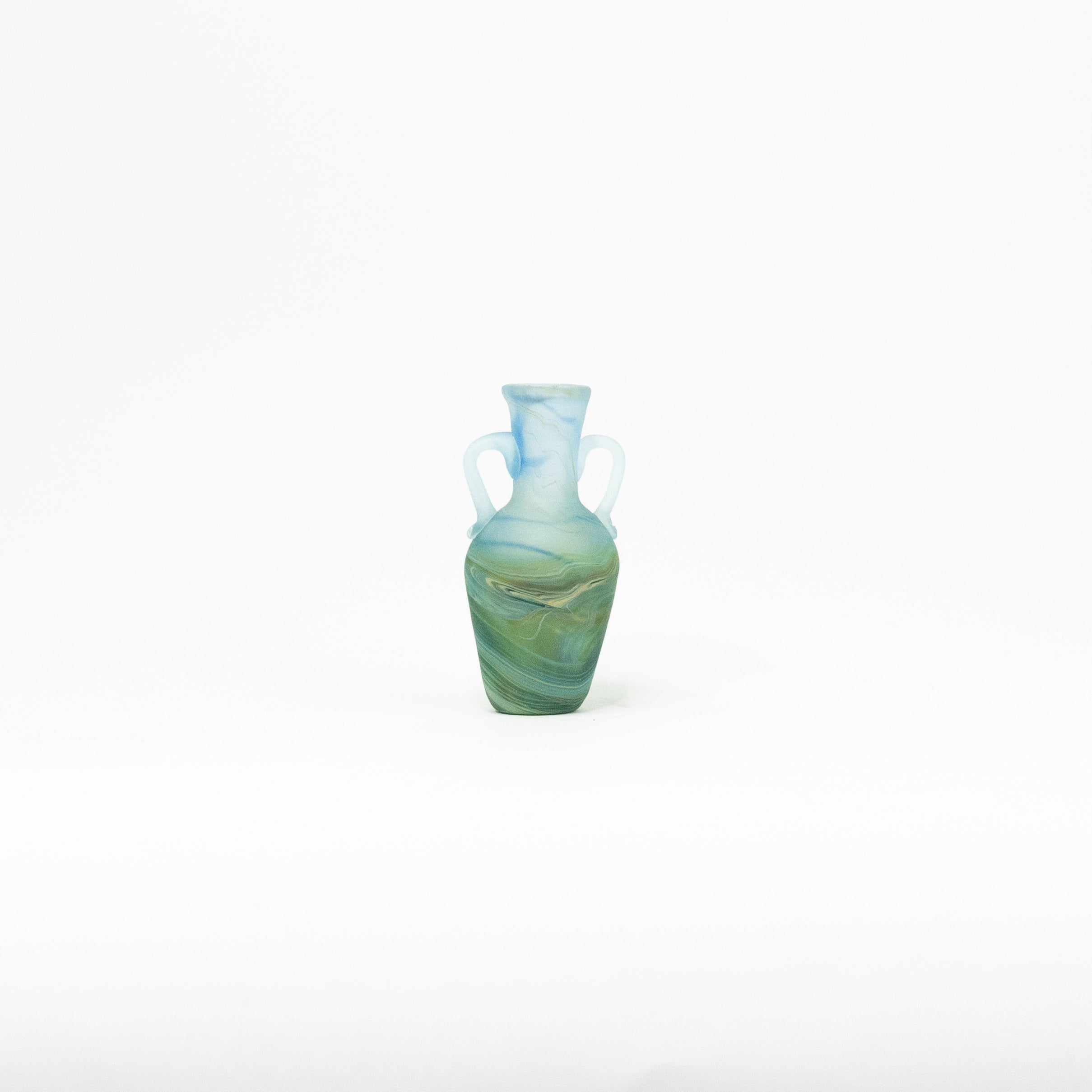 NEU XS Dekoration Blau – Recyceltes Glas & Handgeblasen