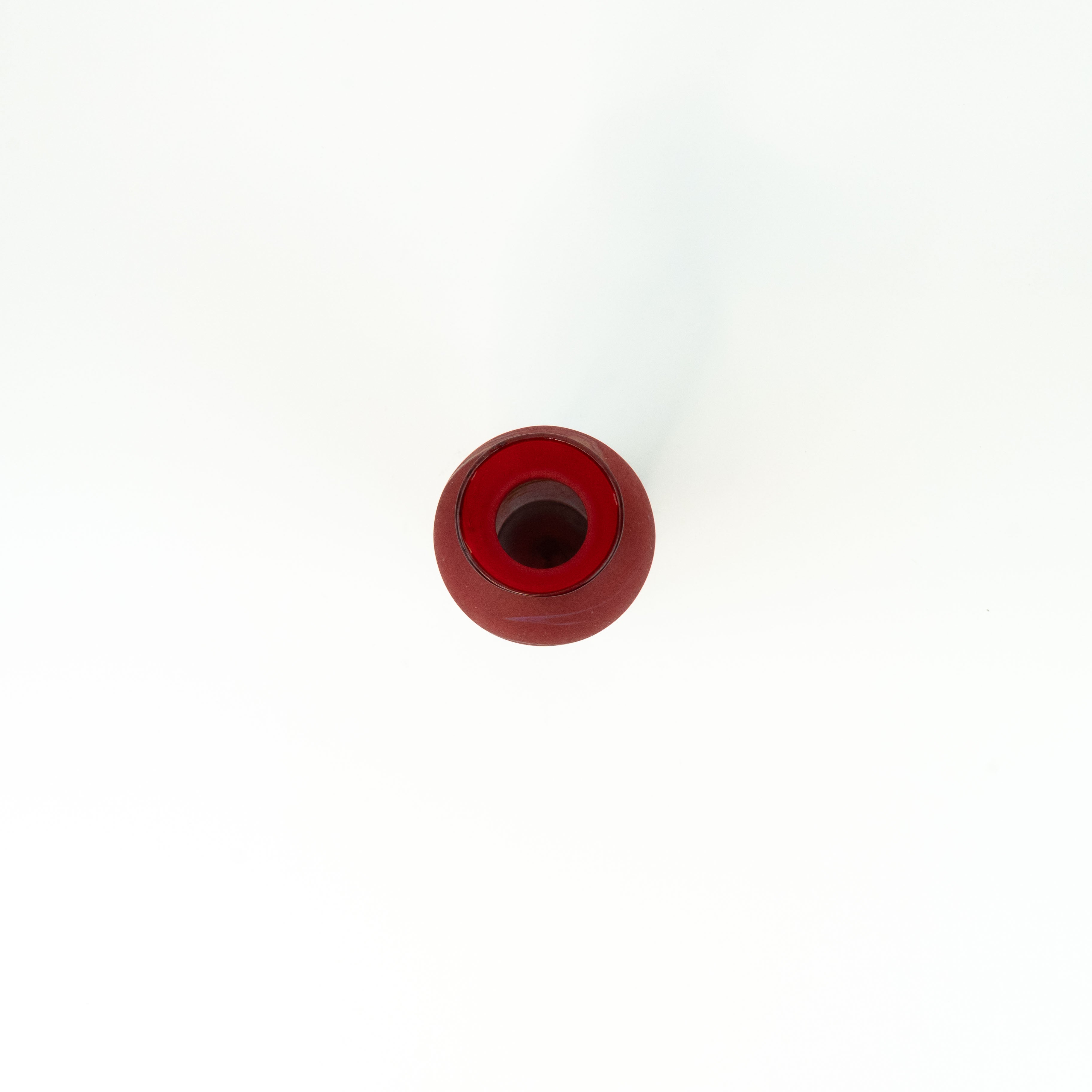 NEU Vase / Karaffe Rot – Recyceltes Glas & Handgeblasen