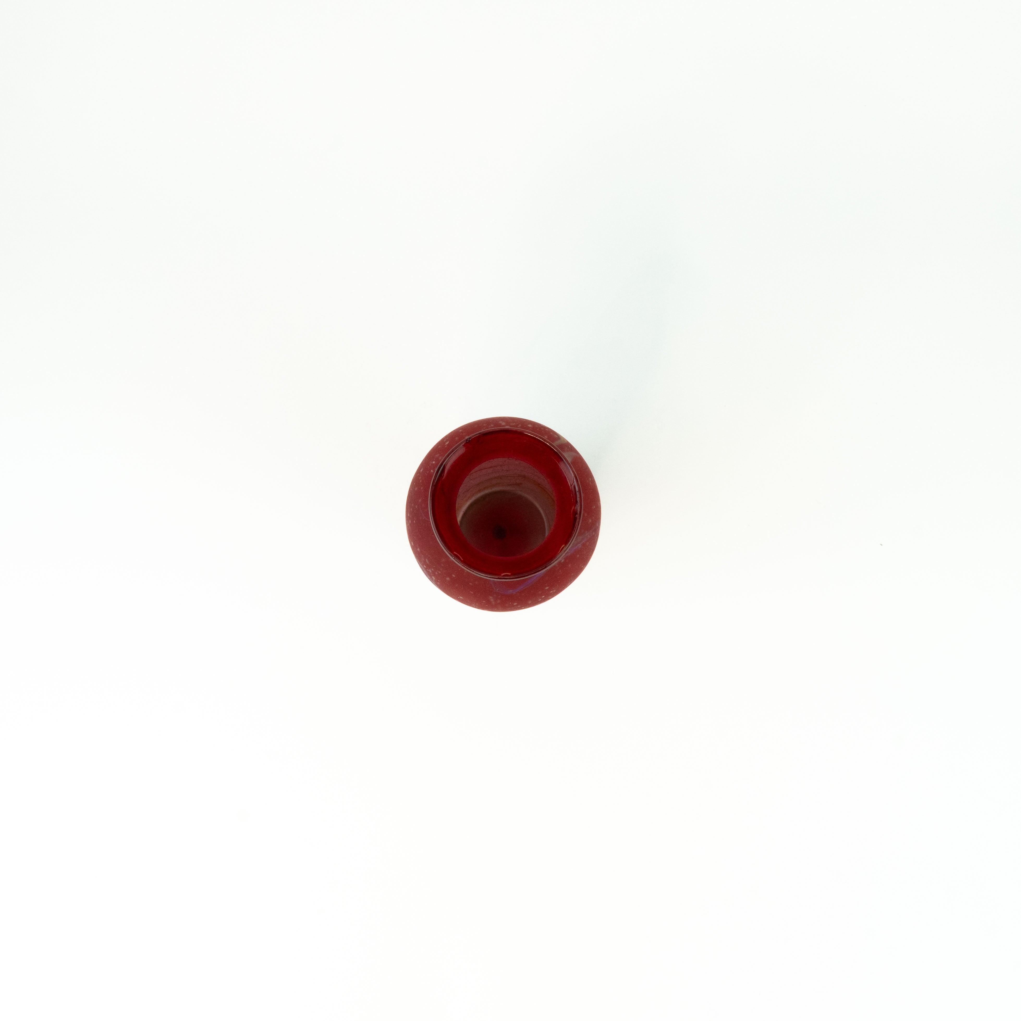 NEU Vase Rot – Recyceltes Glas & Handgeblasen