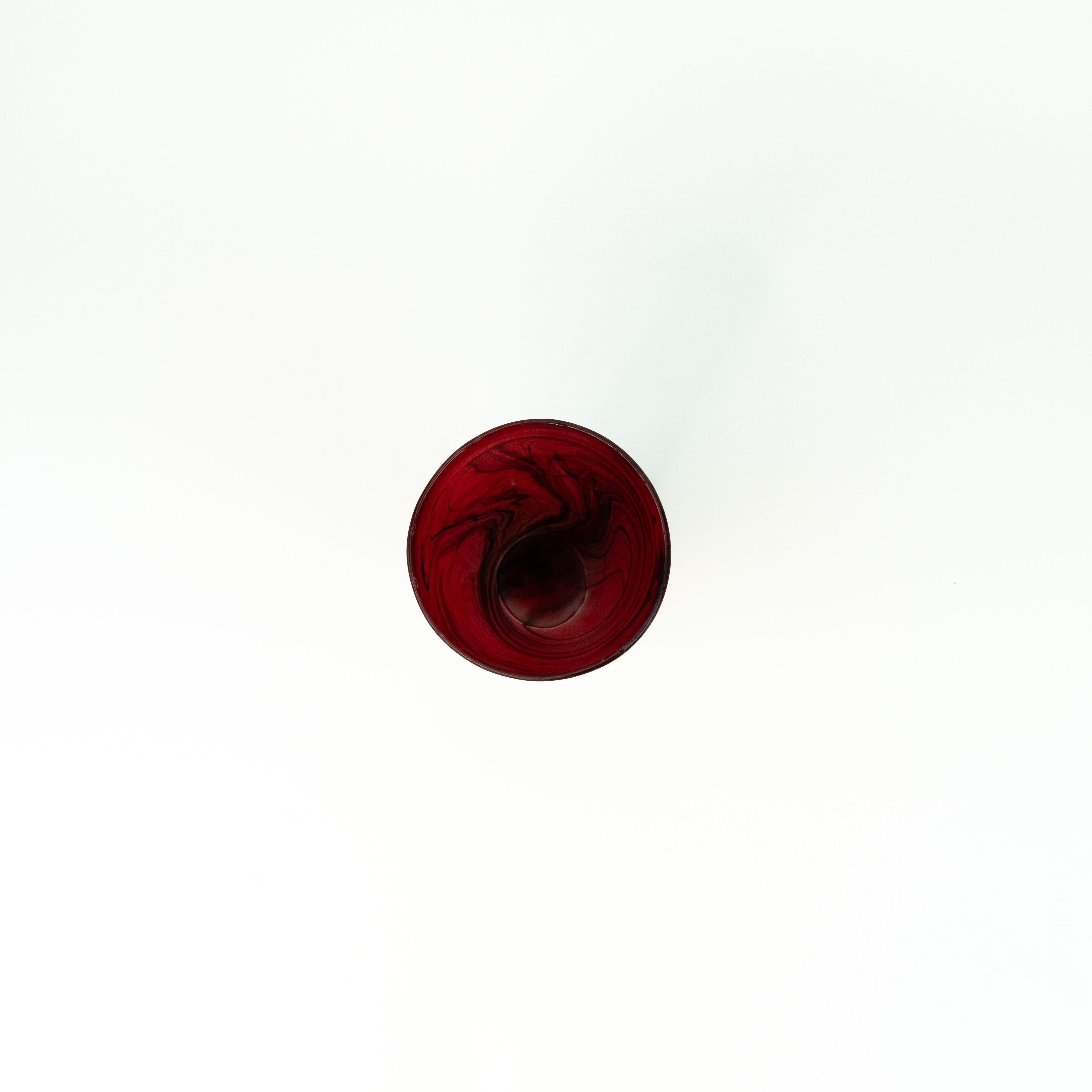NEU Vase / Karaffe Rot – Recyceltes Glas & Handgeblasen