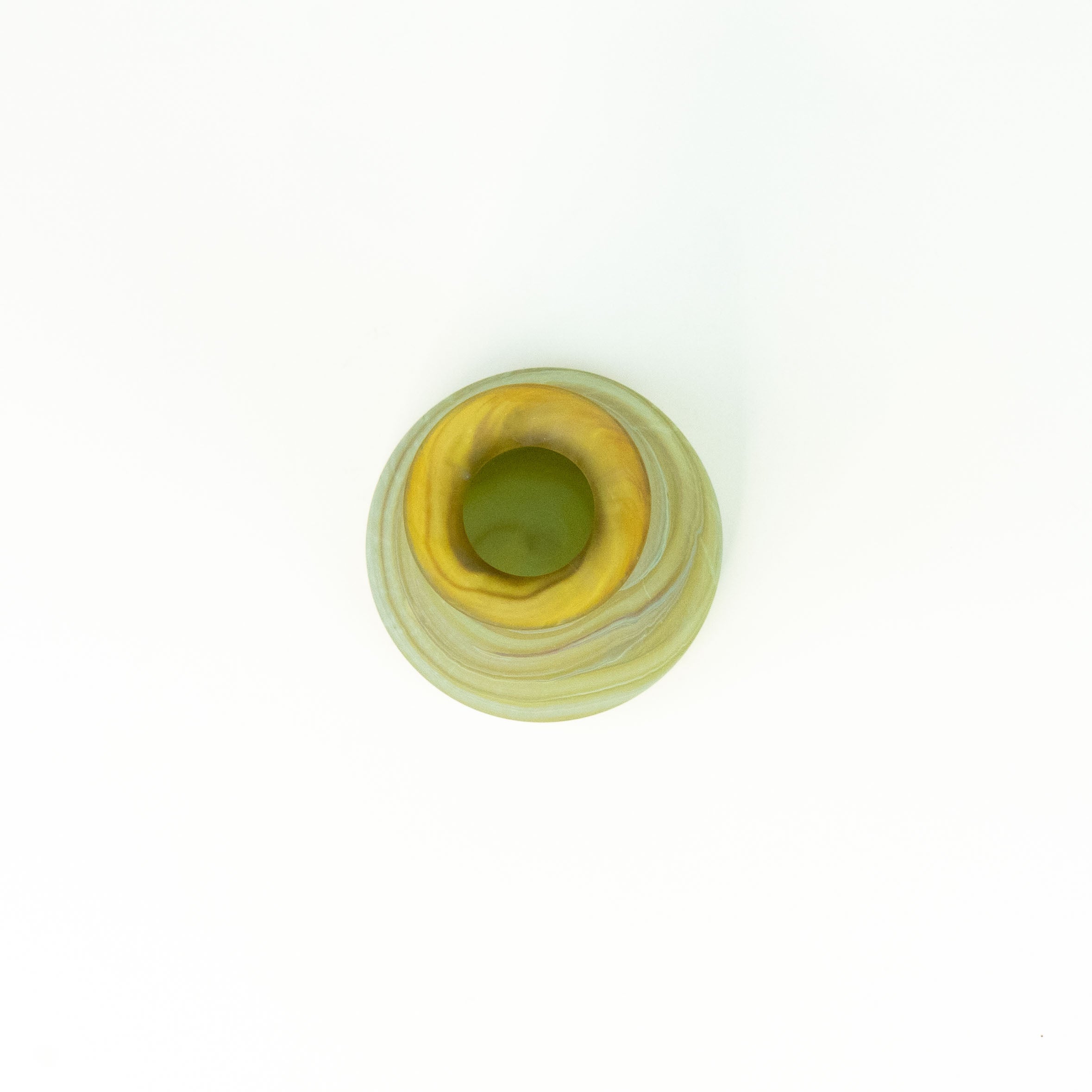 NEU Vase / Karaffe Limette Grün – Recyceltes Glas & Handgeblasen