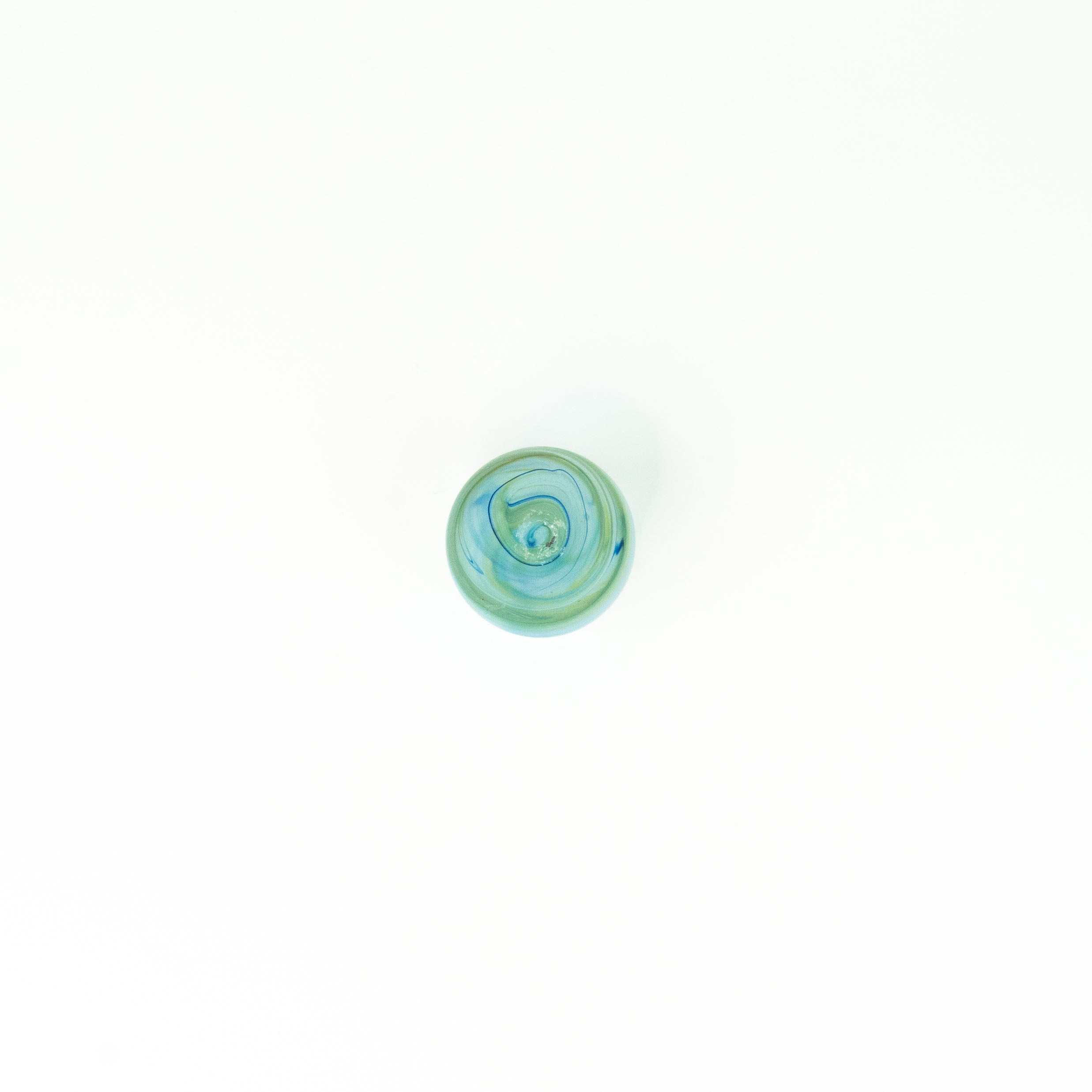 Neu Mini Glas Babyblue – Recyceltes Glas & Handgeblasen