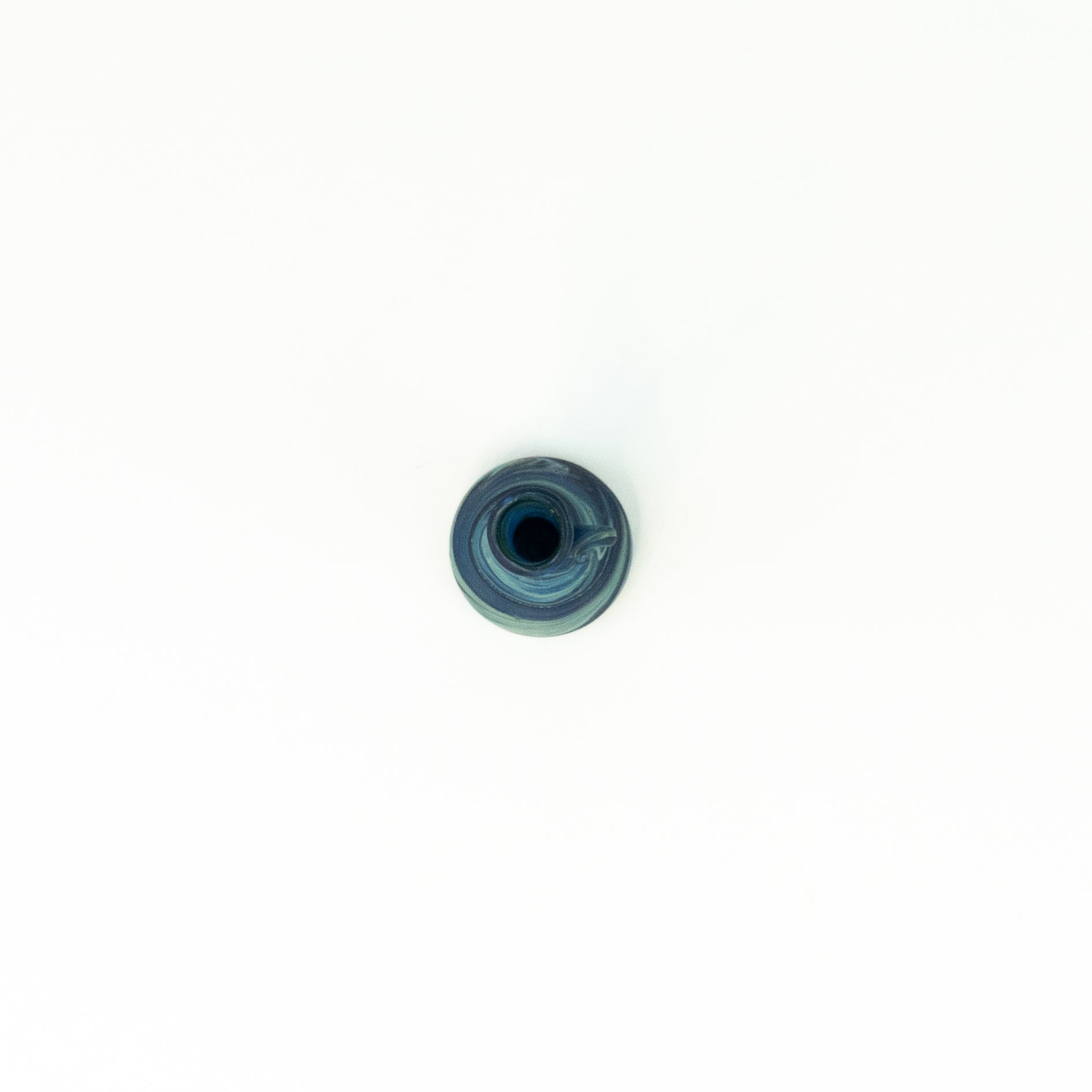 NEU XS Dekoration Blau – Recyceltes Glas & Handgeblasen