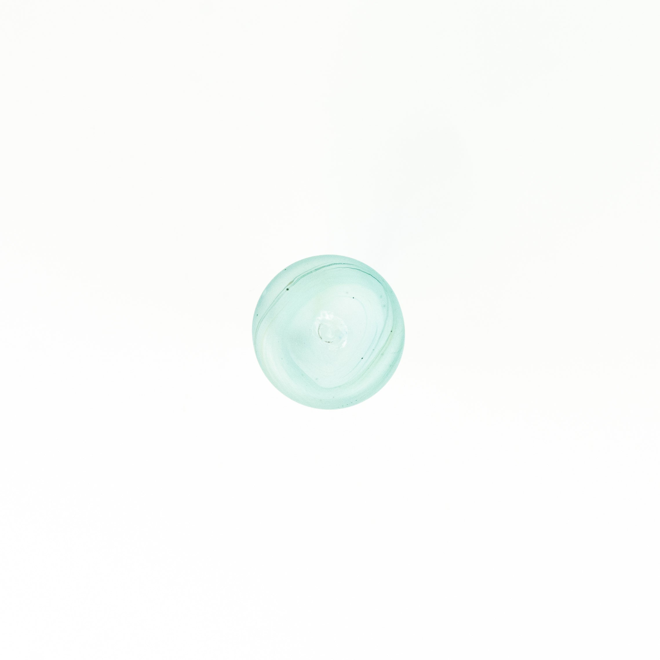NEU Mini Kerzenständer Babyblue – Recyceltes Glas & Handgeblasen