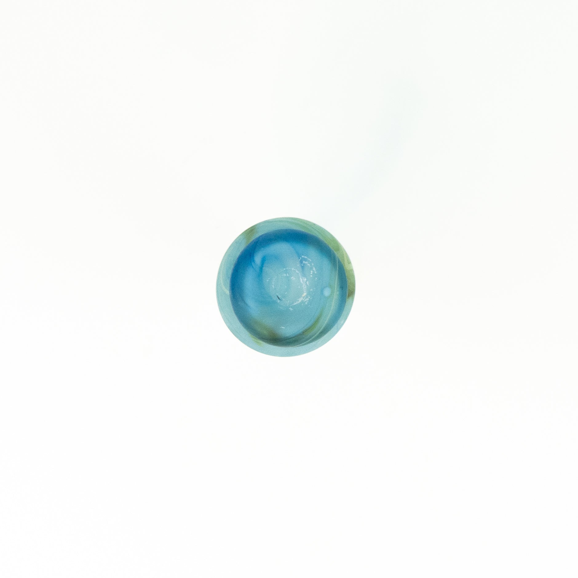 NEU Mini Vase / Karaffe Babyblue – Recyceltes Glas & Handgeblasen