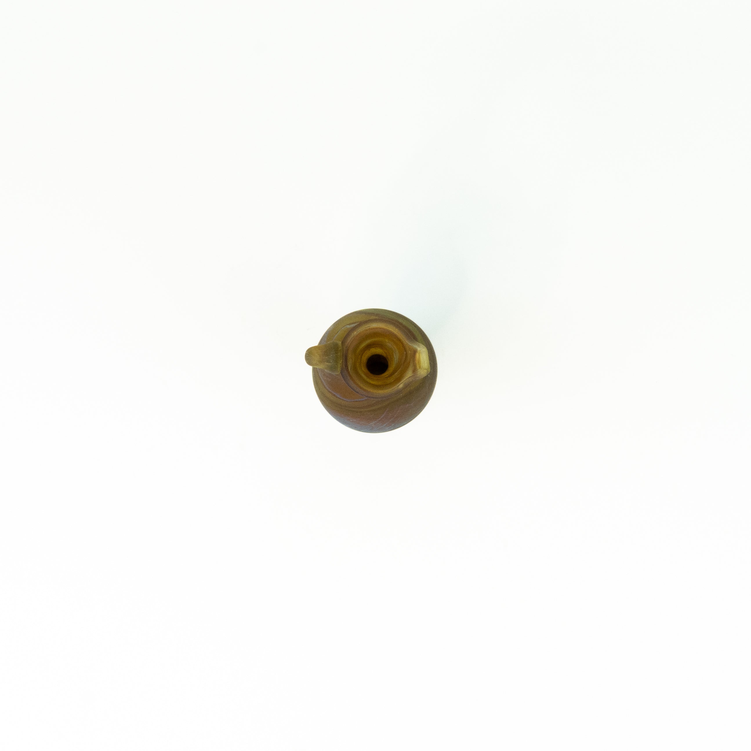 NEU Mini Vase /Karaffe Braun – Recyceltes Glas & Handgeblasen
