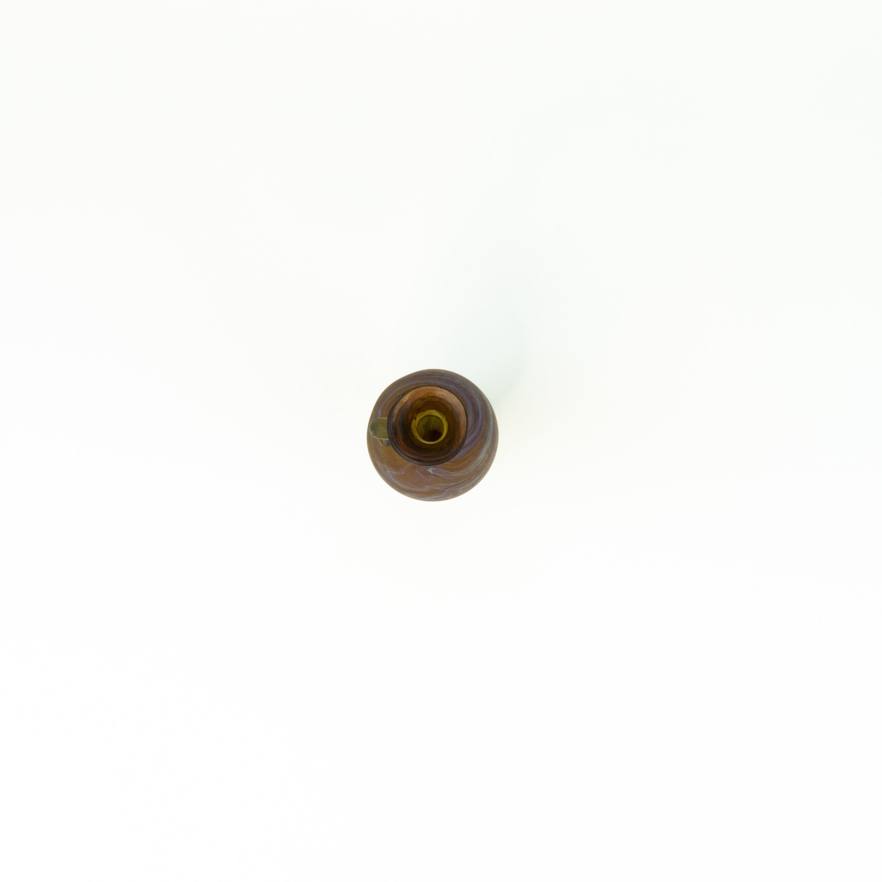 NEU Mini Vase / Karaffe Braun – Recyceltes Glas & Handgeblasen