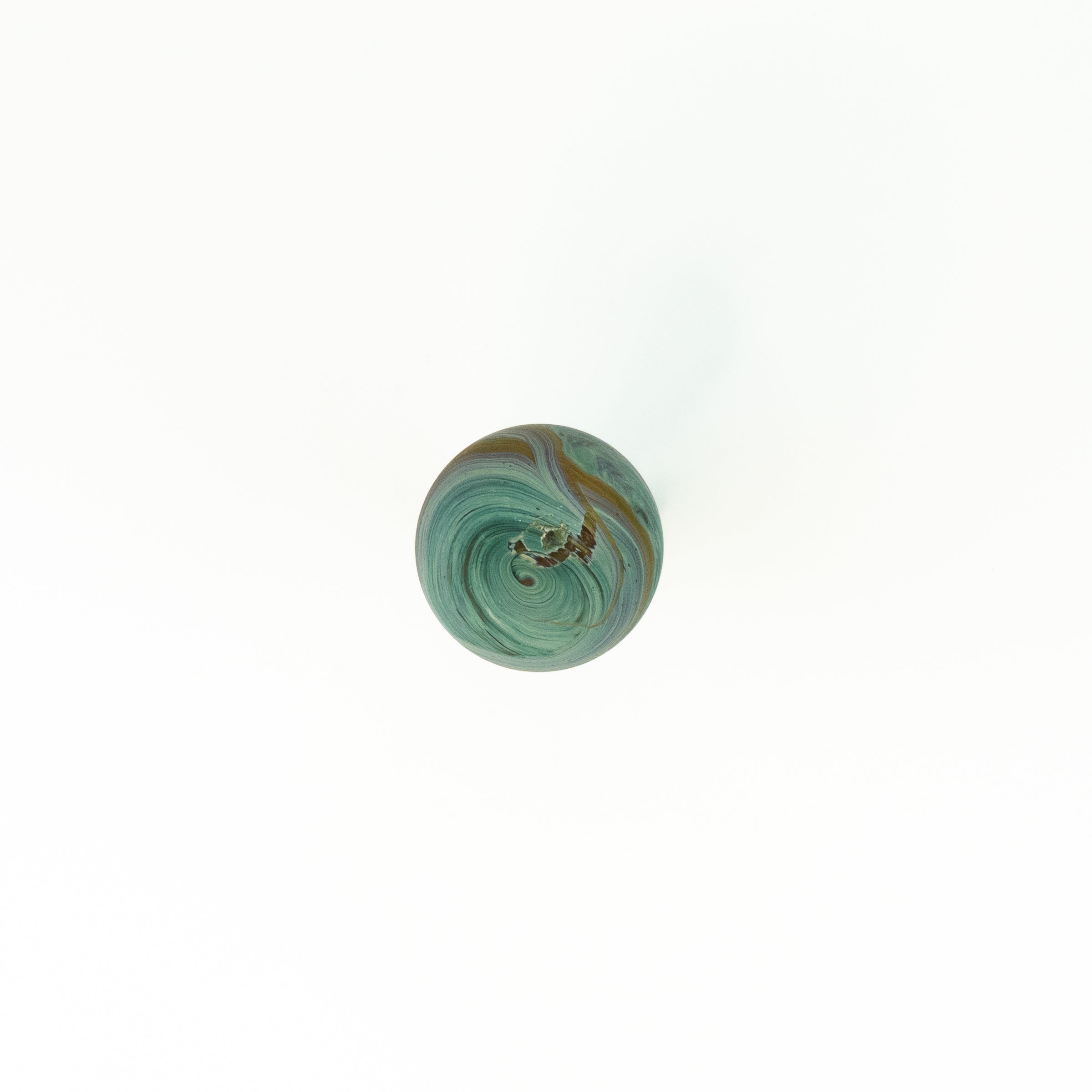 NEU Mini Vase / Karaffe Braun – Recyceltes Glas & Handgeblasen