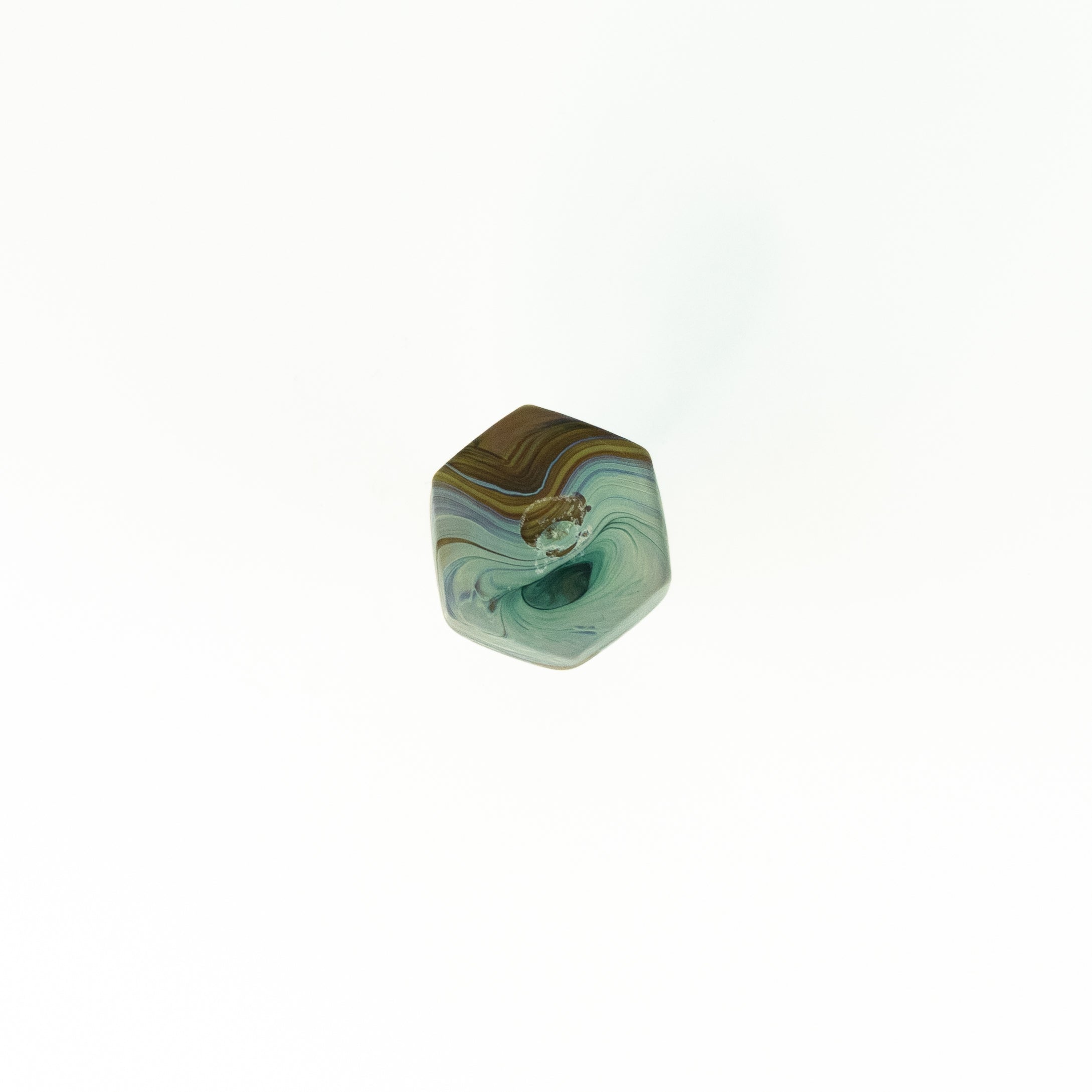 NEU Mini Vase / Karaffe Babyblue – Recyceltes Glas & Handgeblasen