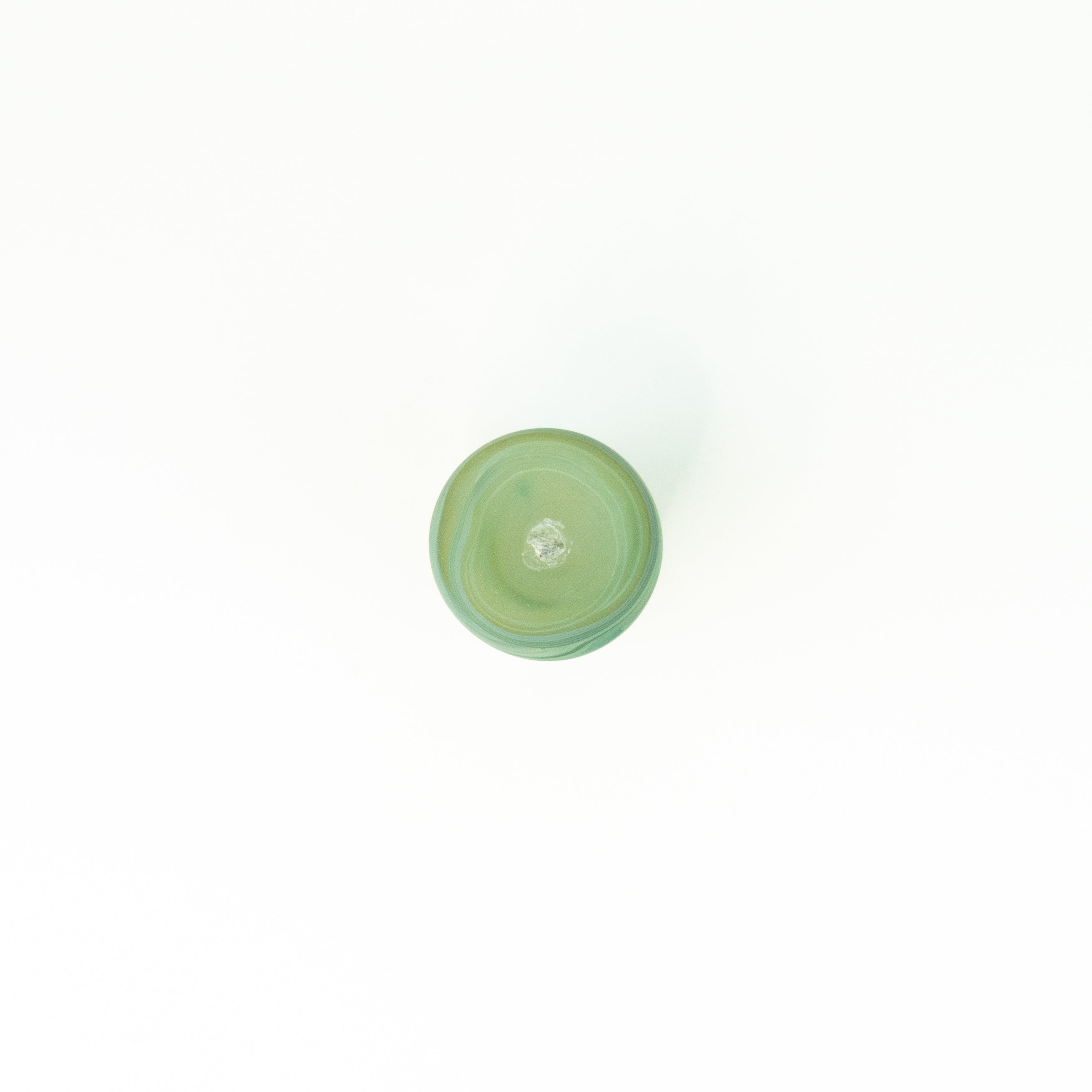 Neu Glas Limette Grün ± 400 curved/long – Recyceltes Glas & Handgeblasen