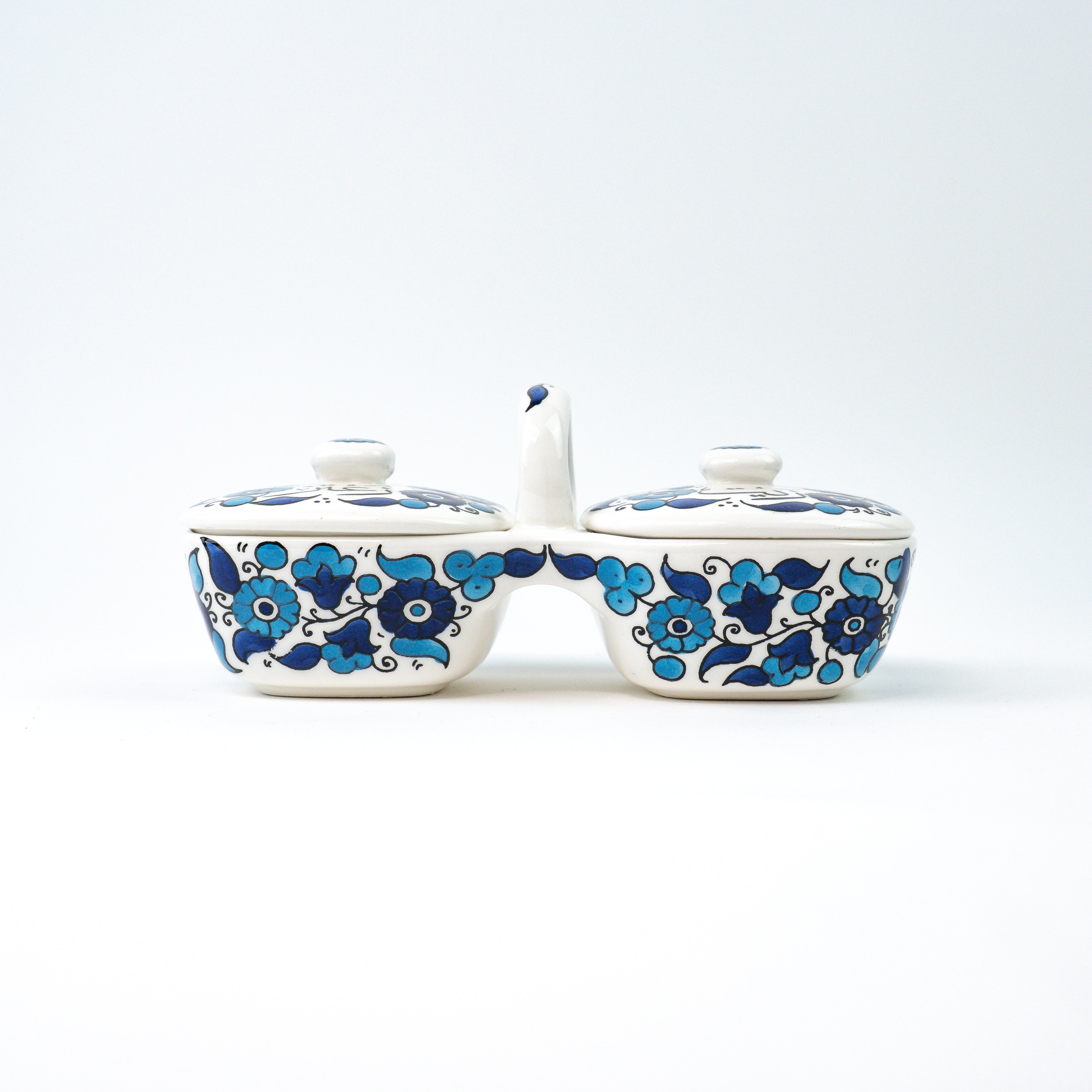 Olivenöl & Za'atar Korb babyblue