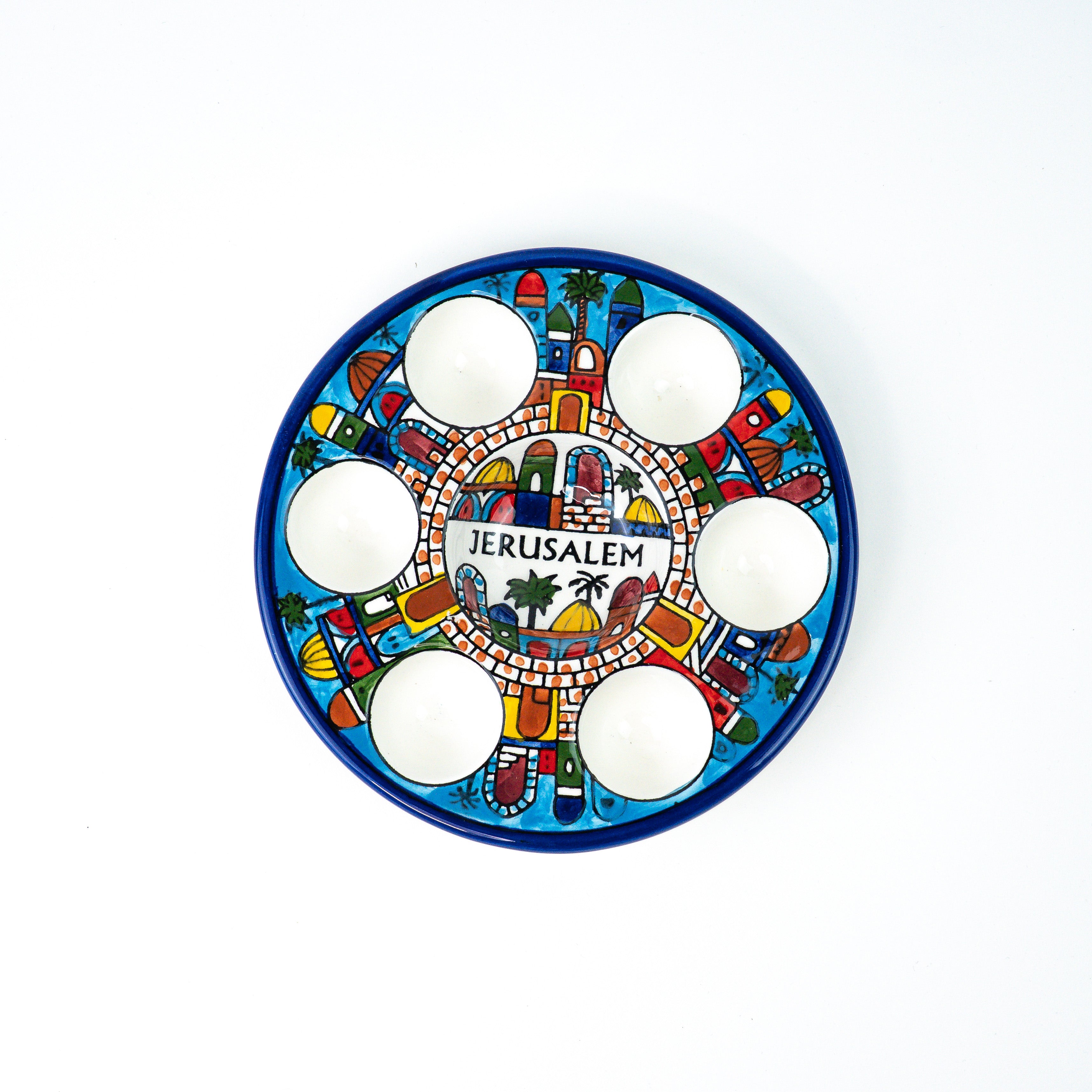 6 egg plates Jerusalem