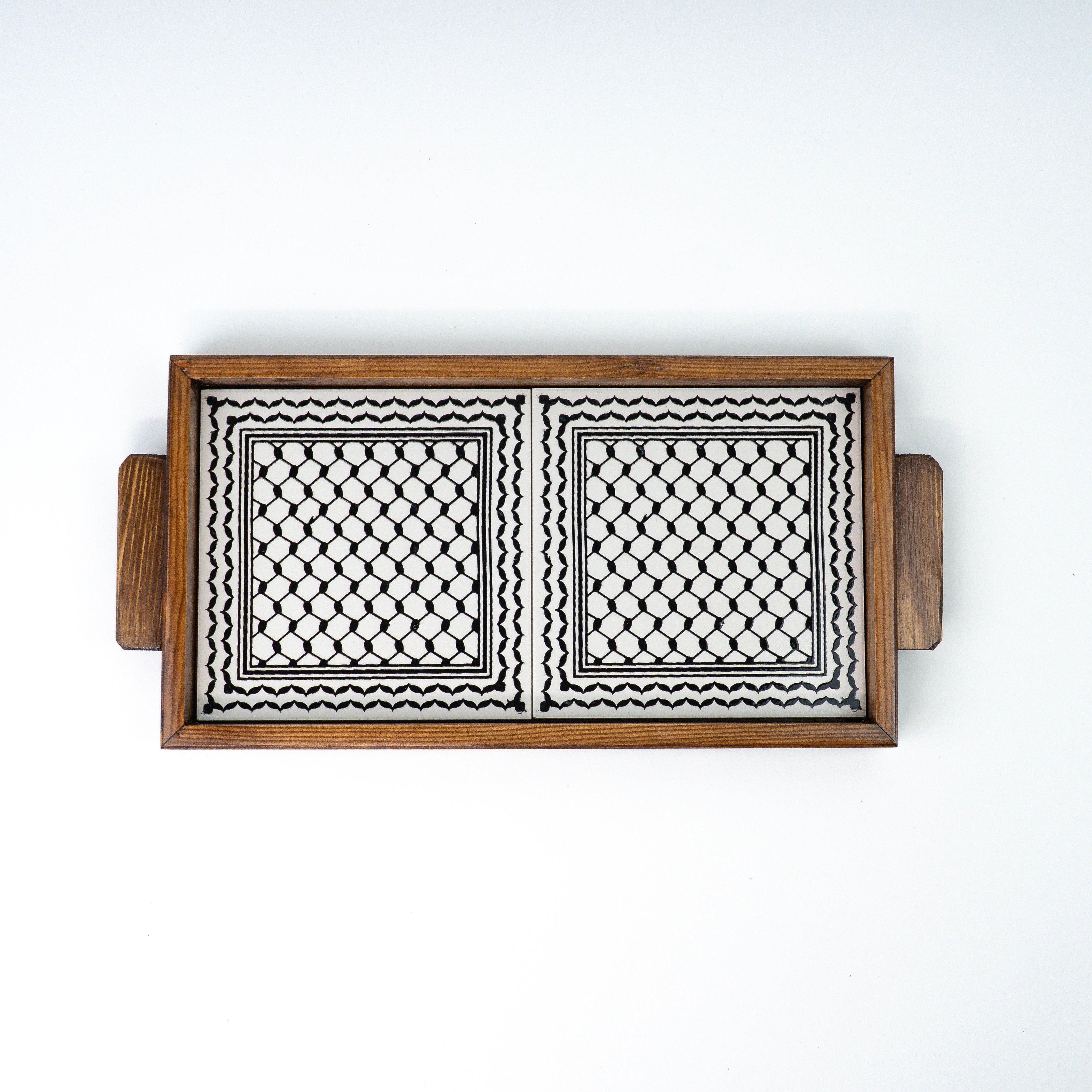 Servierplatte Kuffiyeh