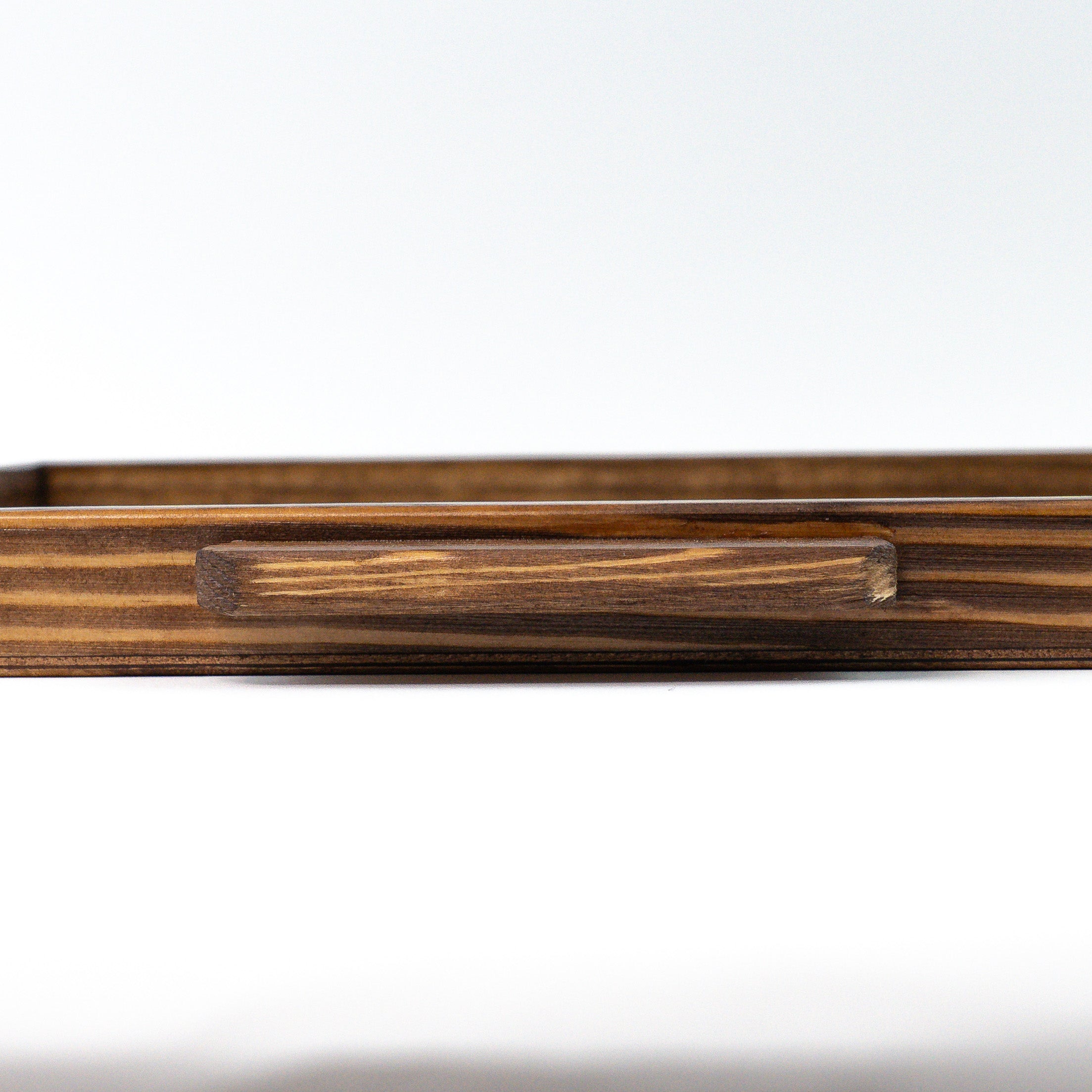 XL serving platter, colorful brown