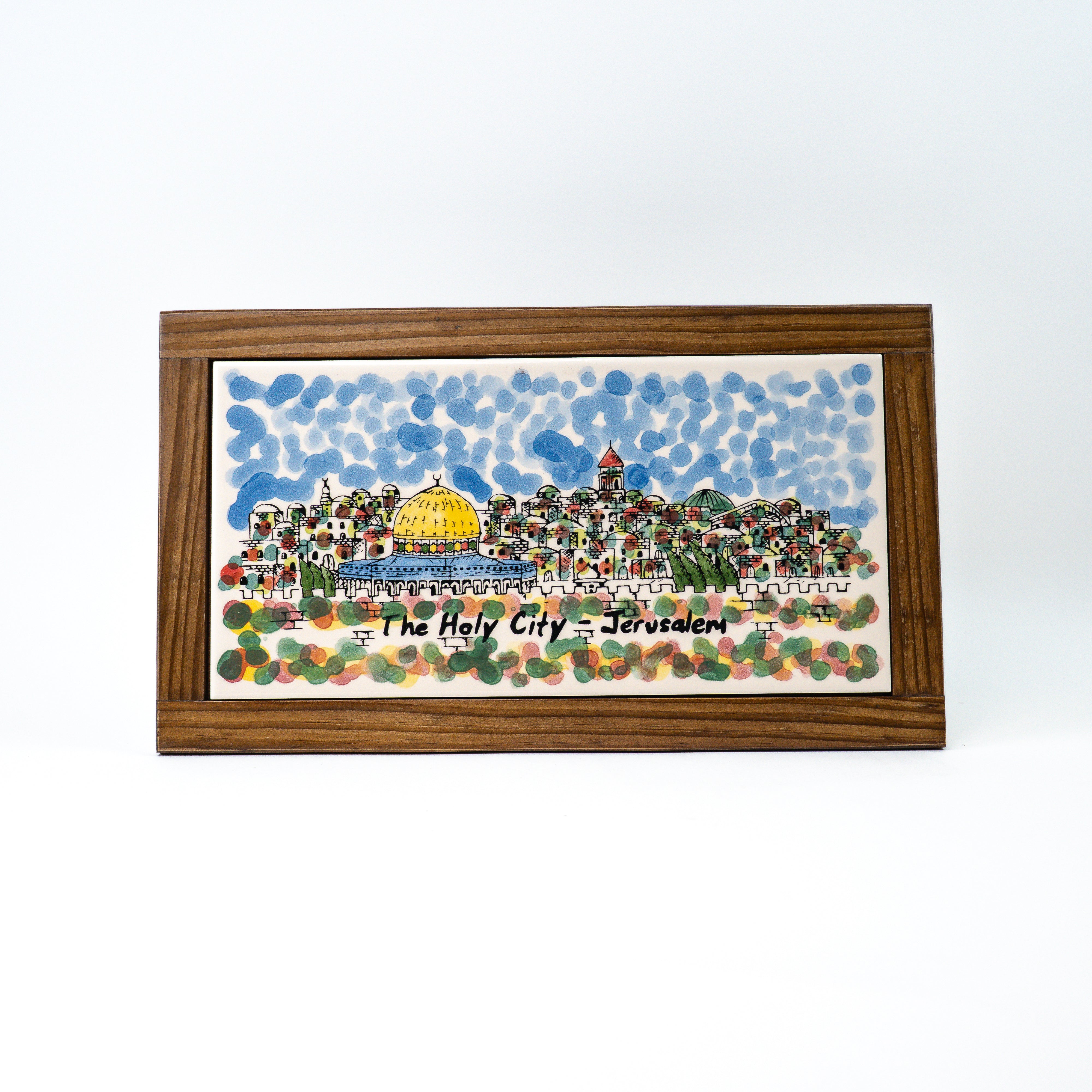 Wanddekoration - The holy city Jerusalem