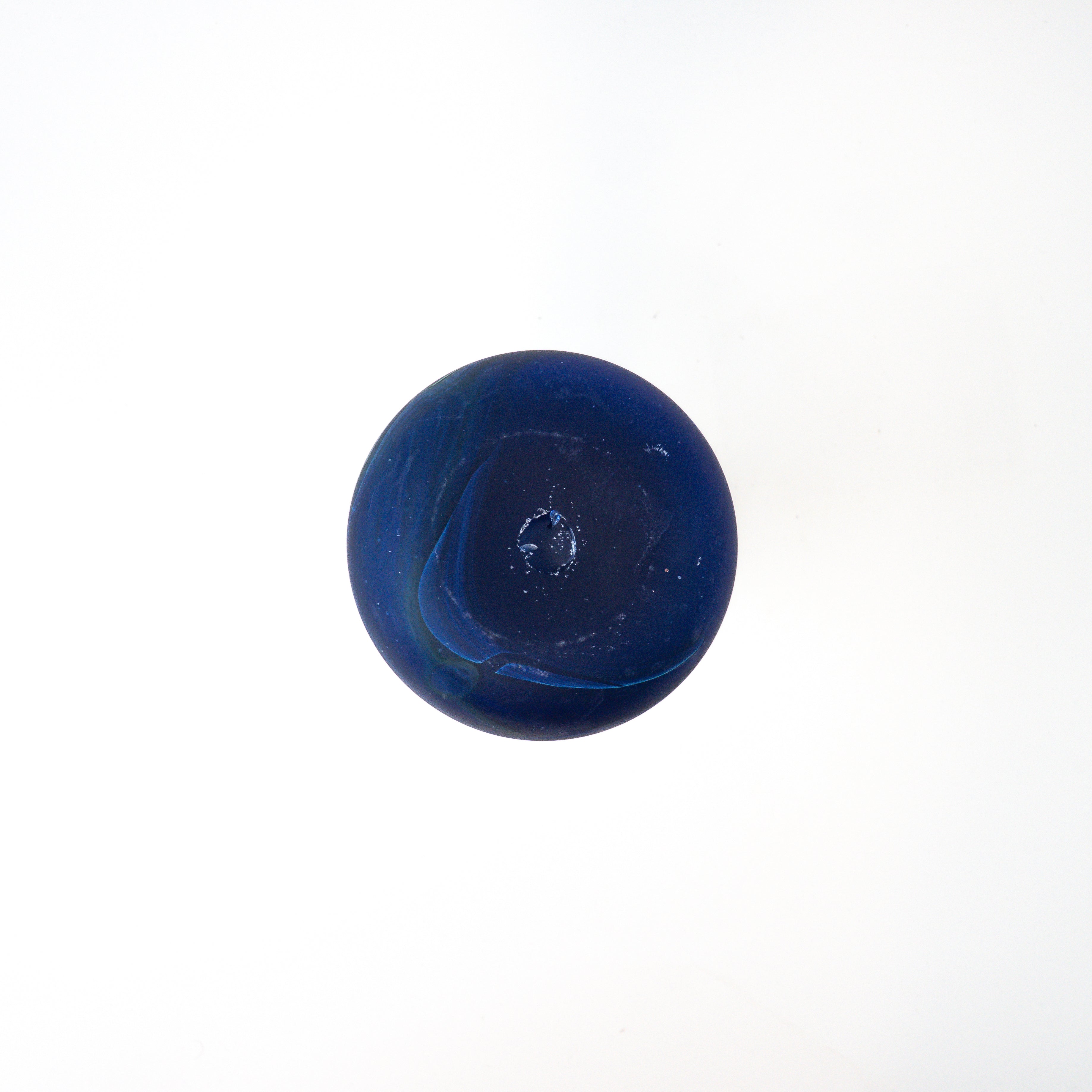 Hebron Vase Blau – Recyceltes Glas & Handgeblasen