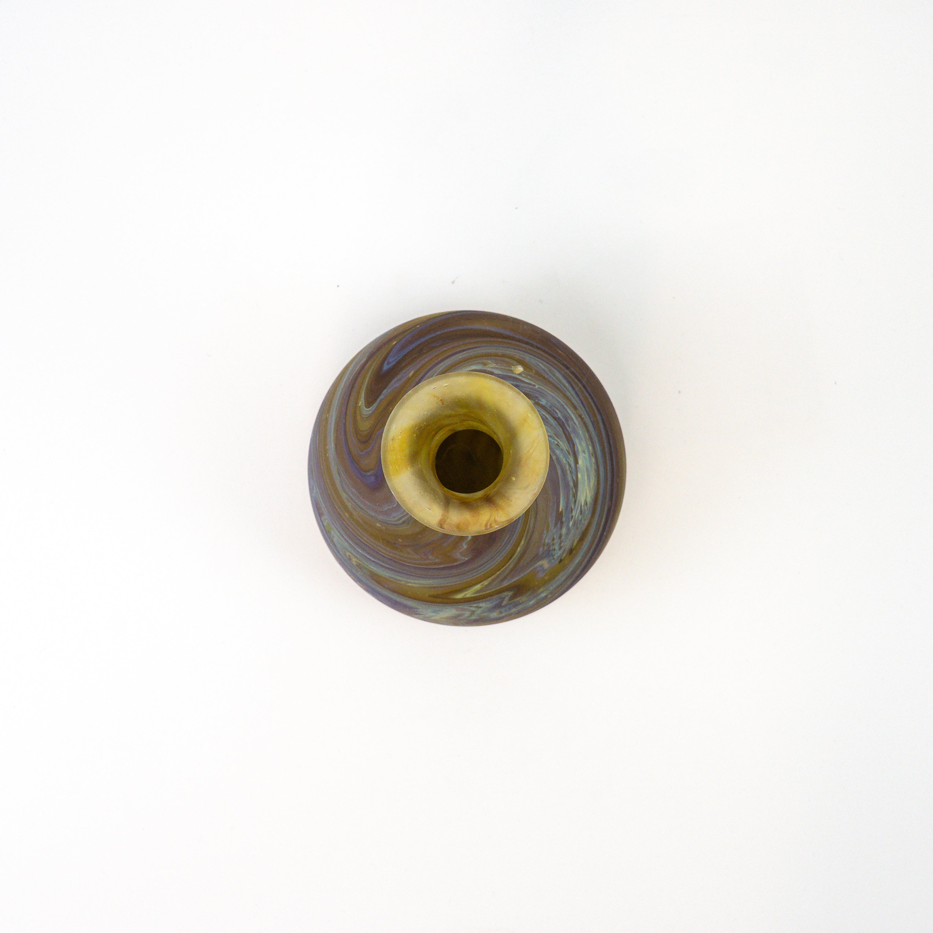 Hebron Vase Light Brown – Recycled Glass & Handblown