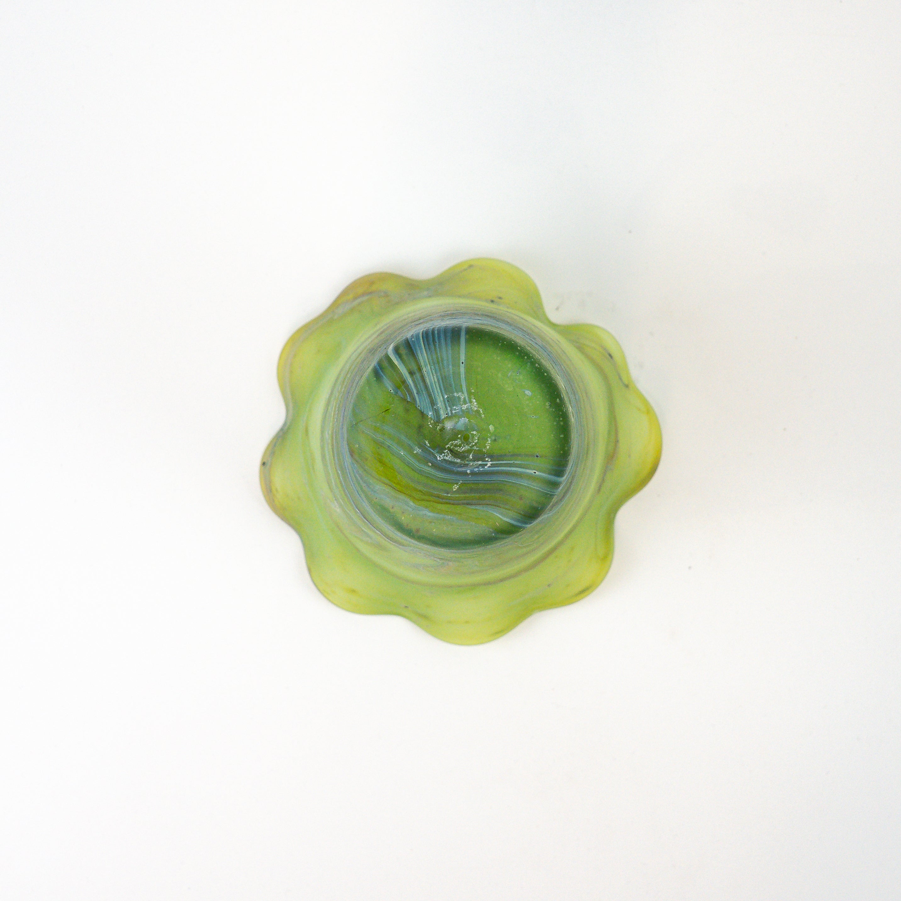 Hebron Vase Green – Recycled Glass & Handblown