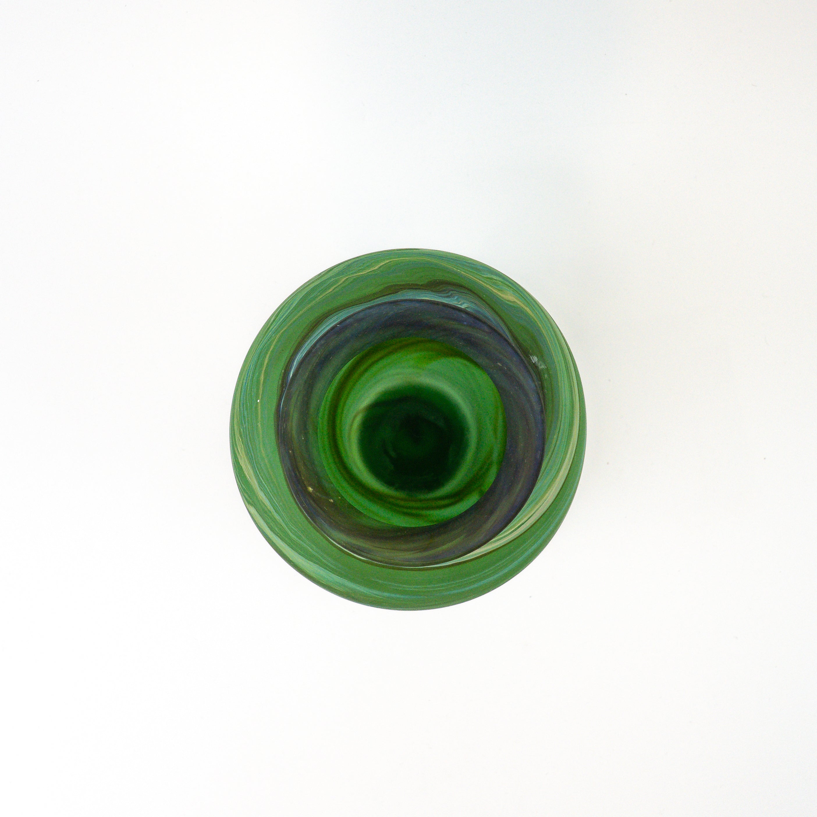 Hebron Vase Green – Recycled Glass & Handblown