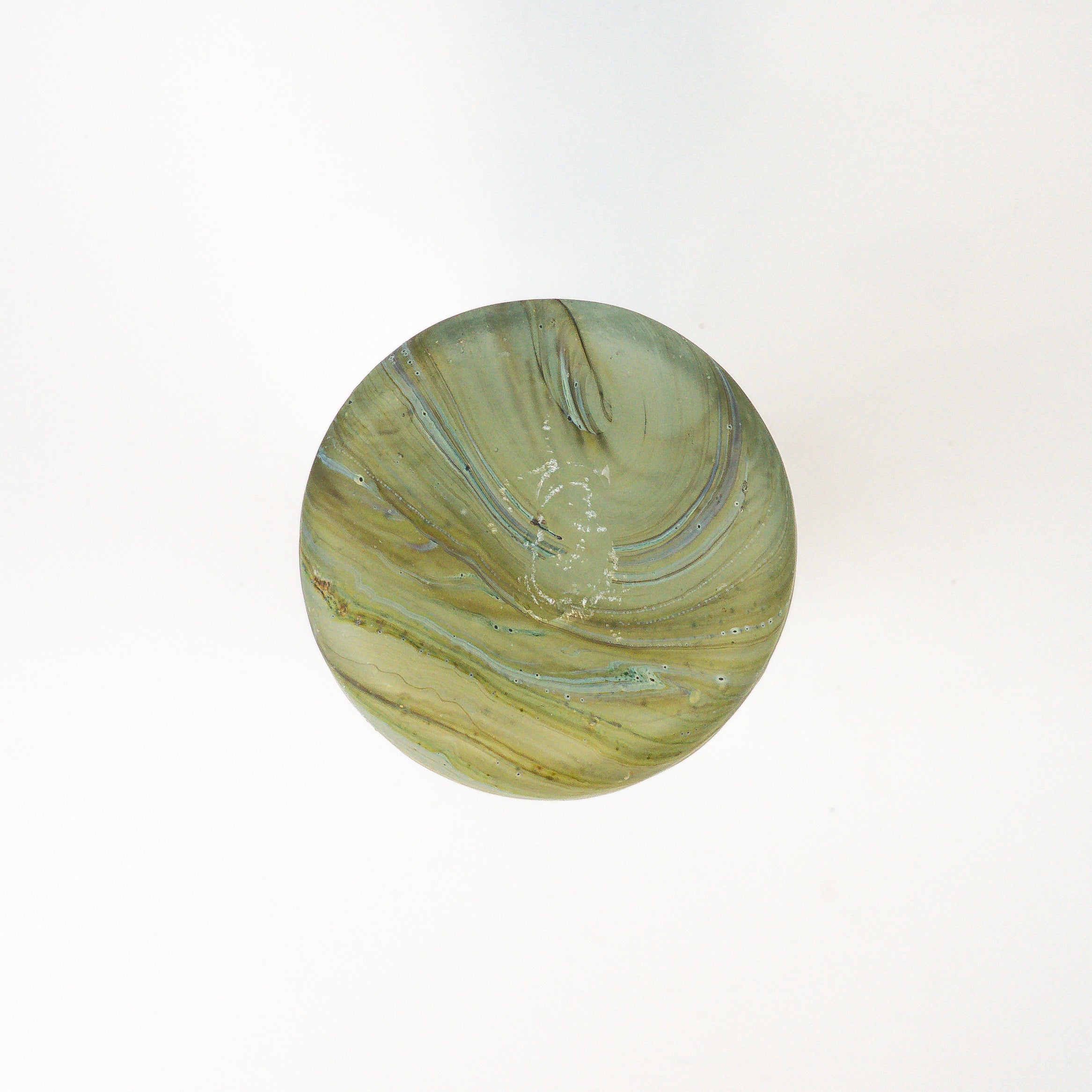 Hebron Vase / Karaffe Grün – Recyceltes Glas & Handgeblasen