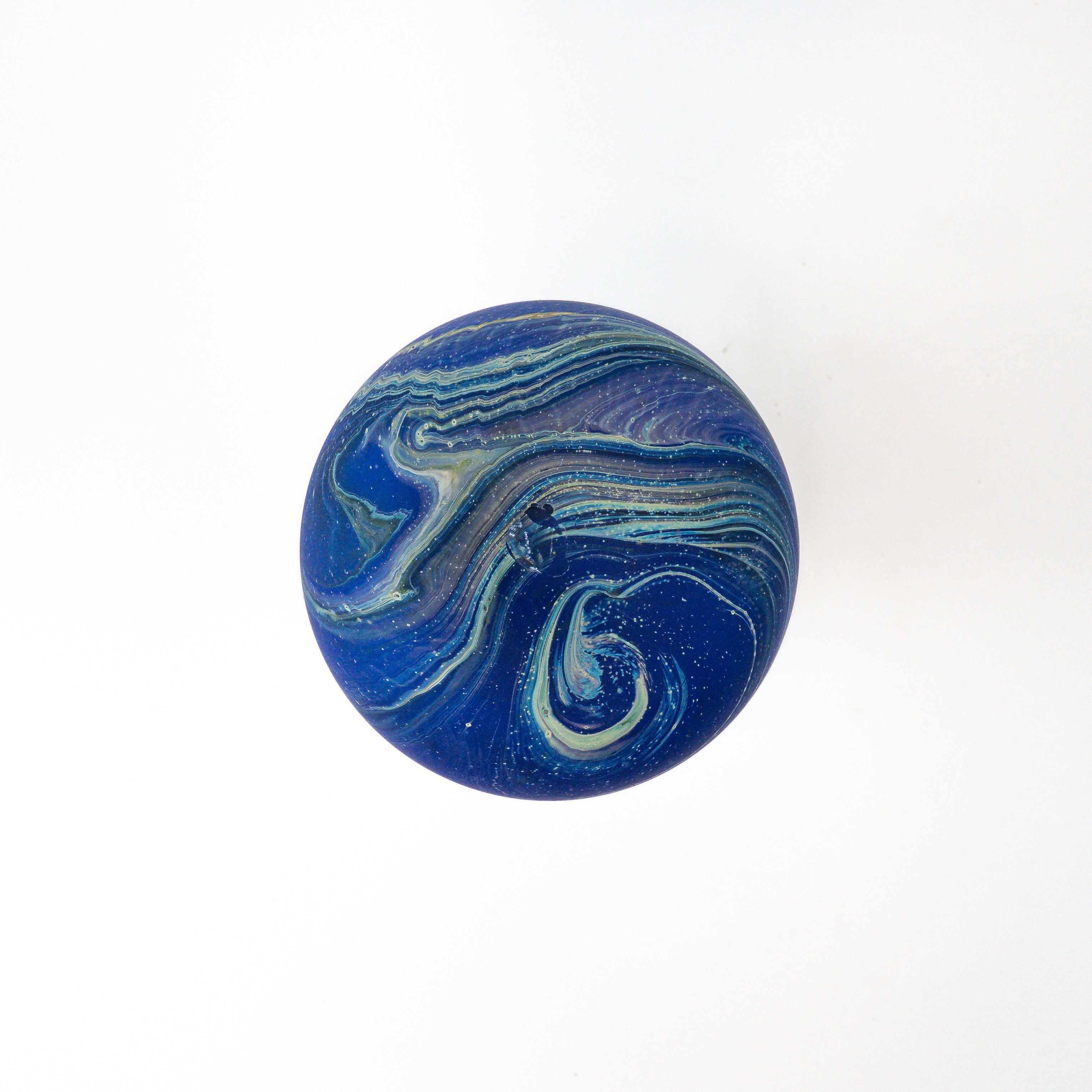 Hebron Vase Blau – Recyceltes Glas & Handgeblasen