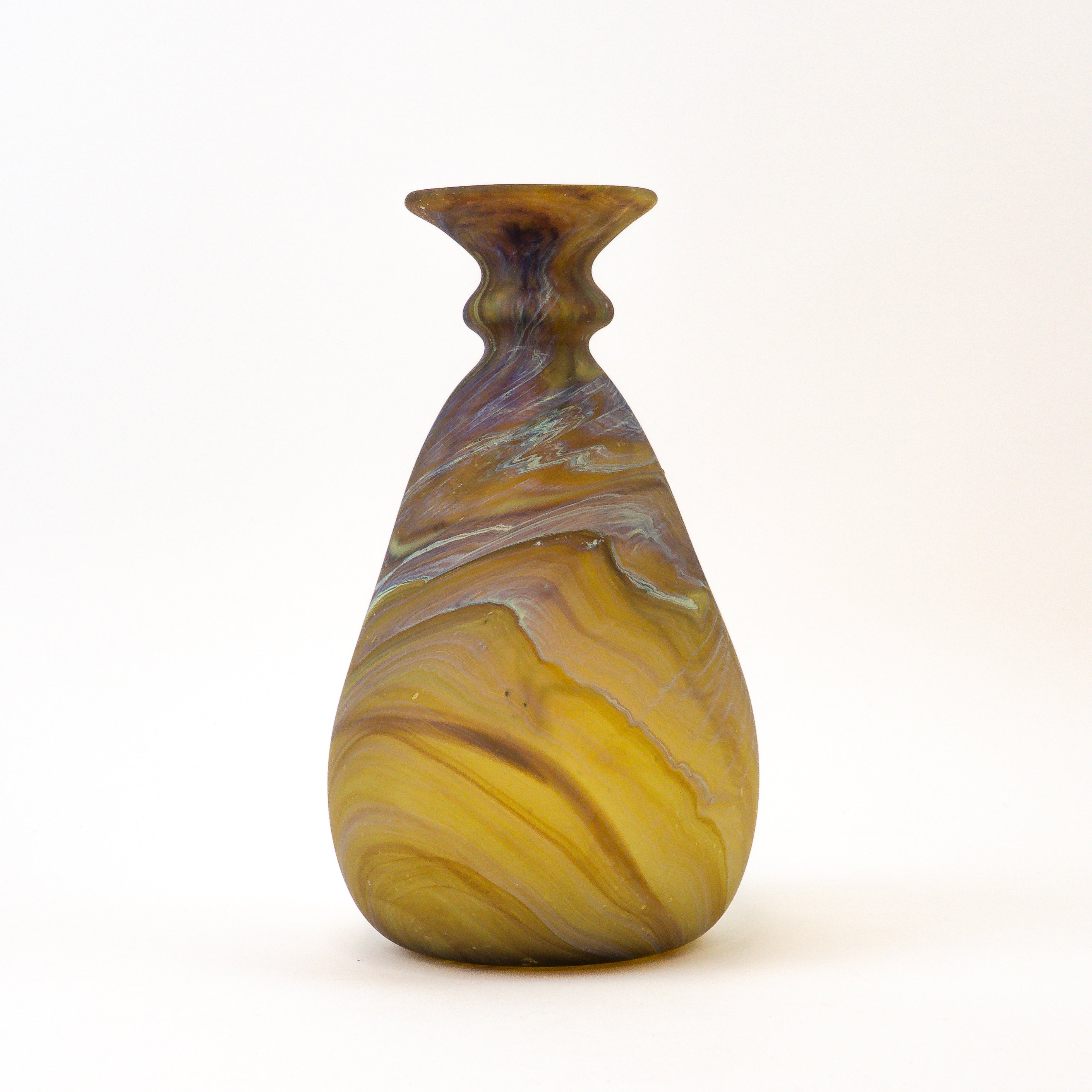 Hebron Vase / Karaffe Braun – Recyceltes Glas & Handgeblasen