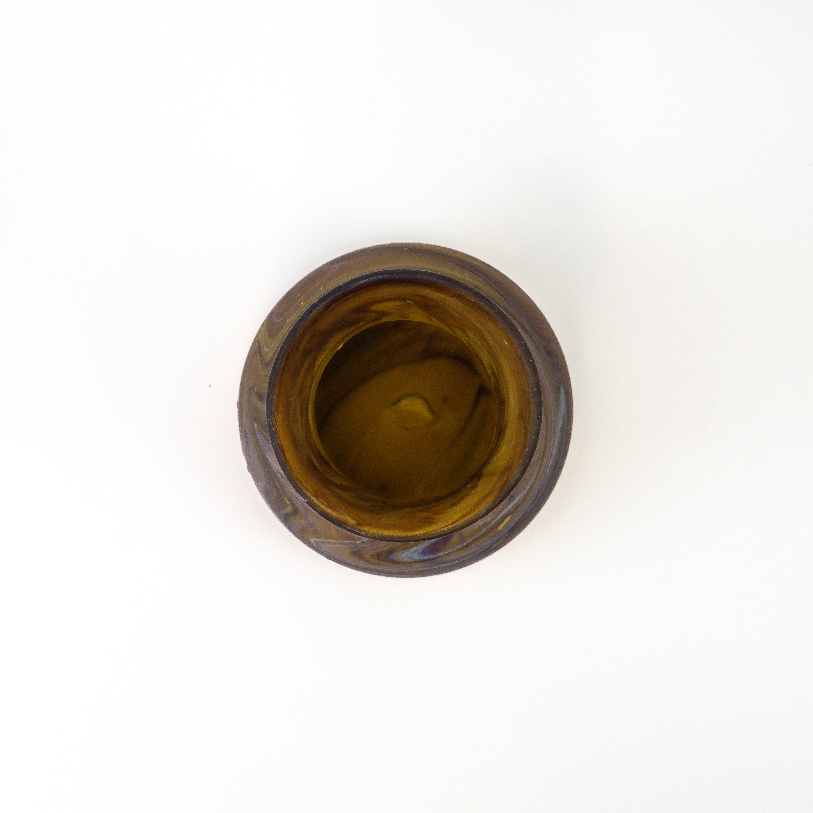 Hebron Vase Braun – Recyceltes Glas & Handgeblasen