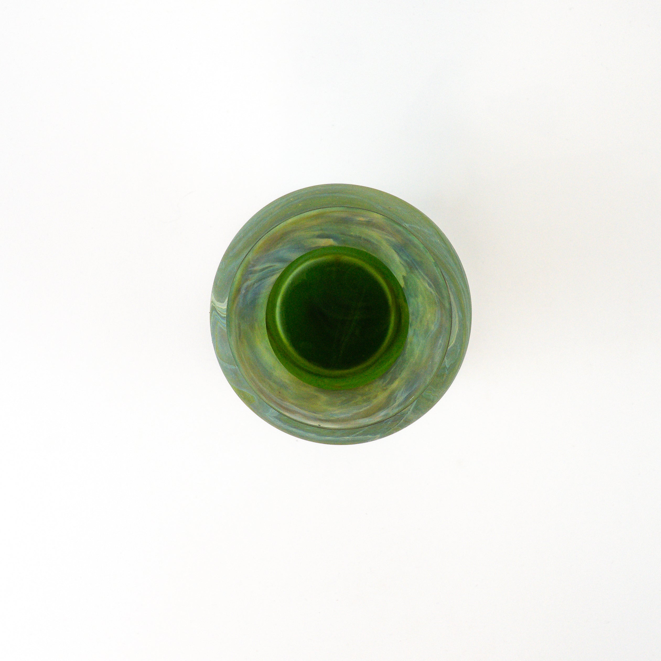 Hebron Vase Green – Recycled Glass & Handblown