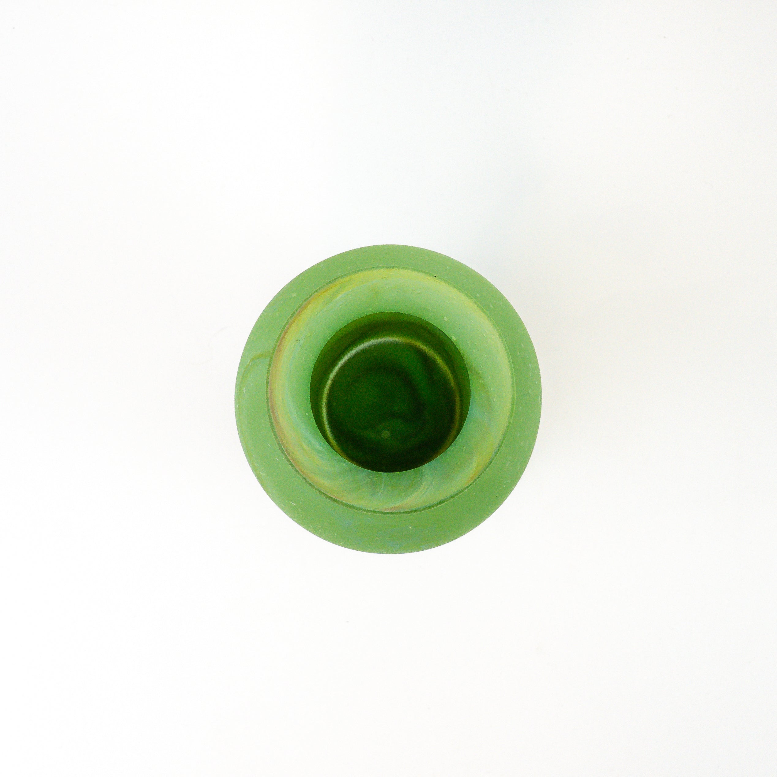 Hebron Vase Green – Recycled Glass & Handblown