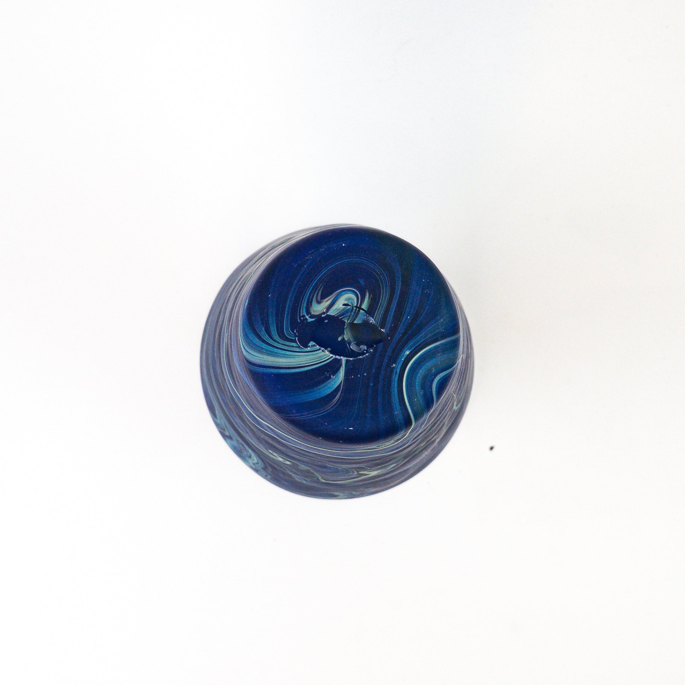 Hebron Blue Carafe – Recycled Glass & Hand-Blown