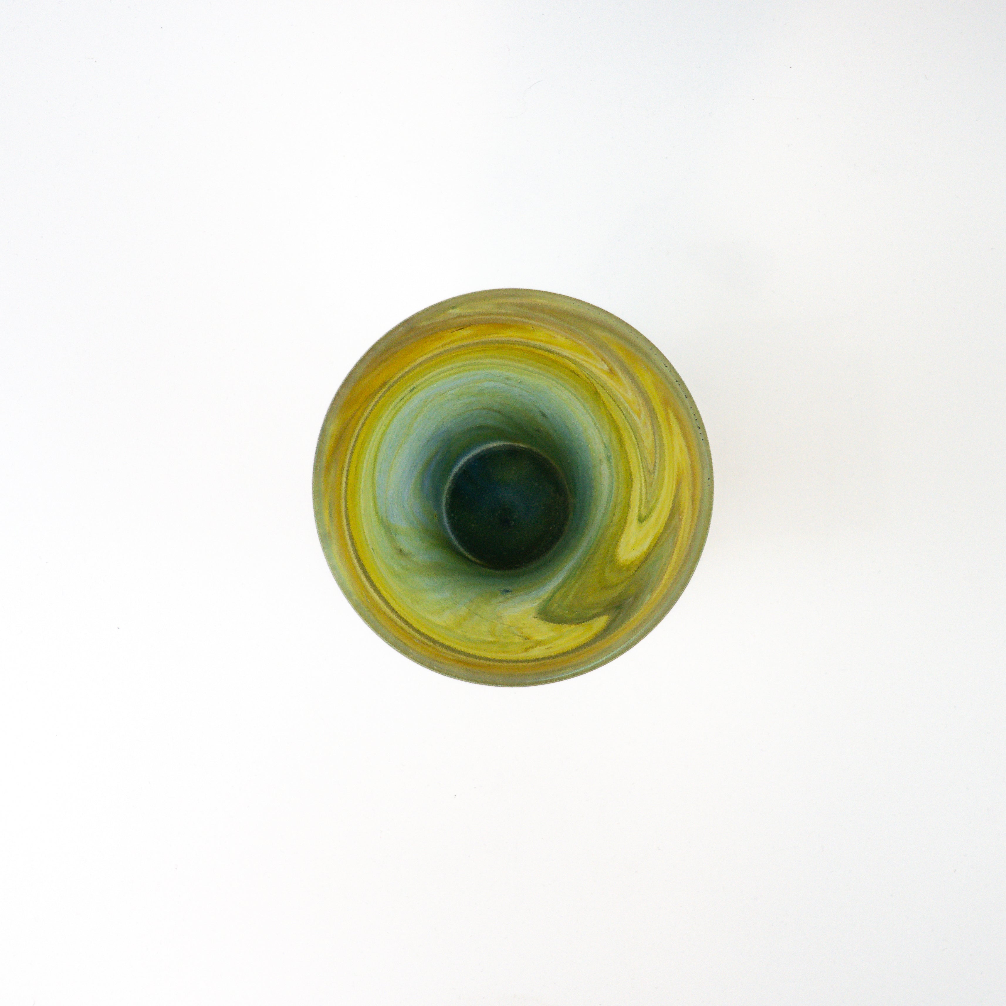 Hebron Vase Limetten Grün – Recyceltes Glas & Handgeblasen