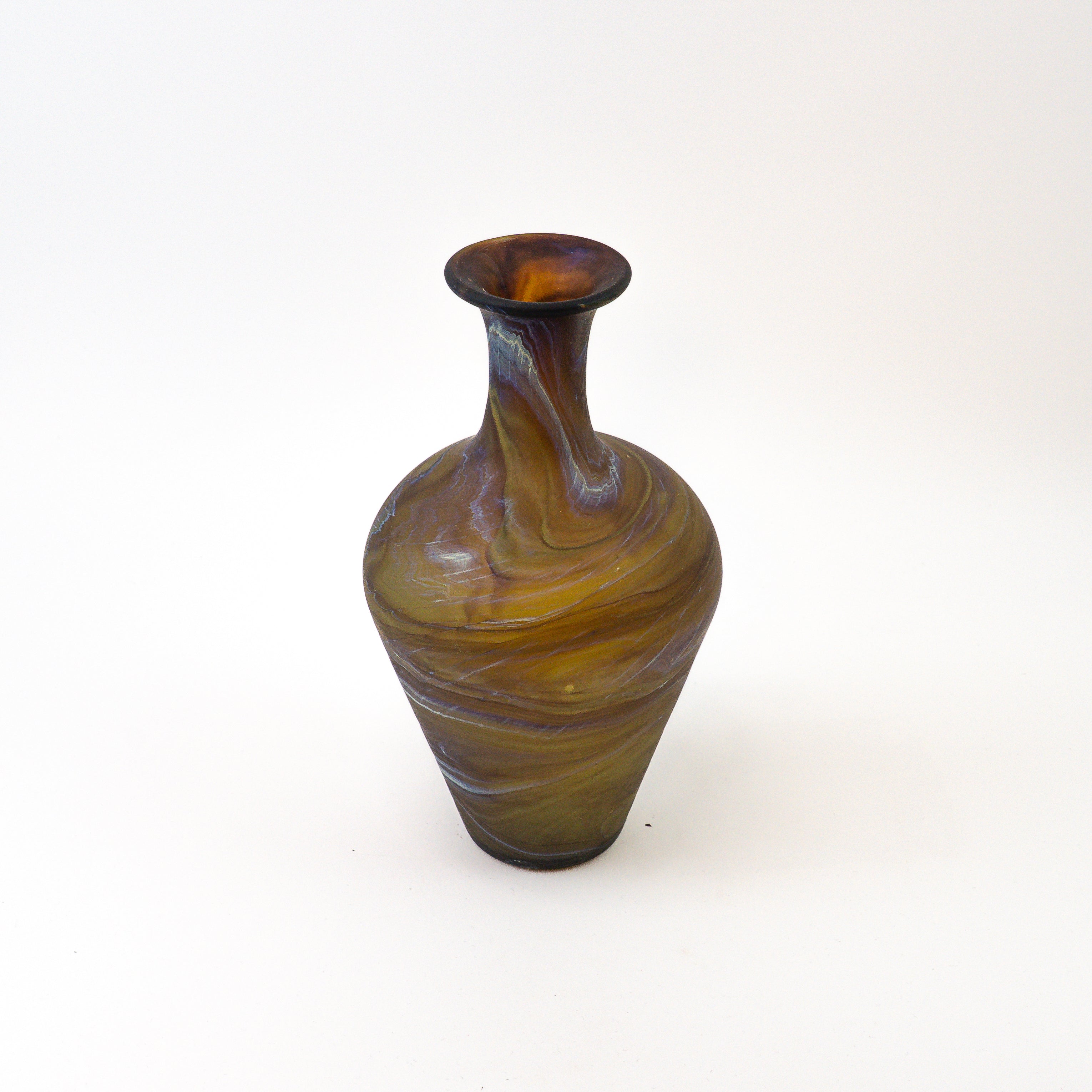 Hebron Carafe / Vase brown – Recycled glass & Handblown