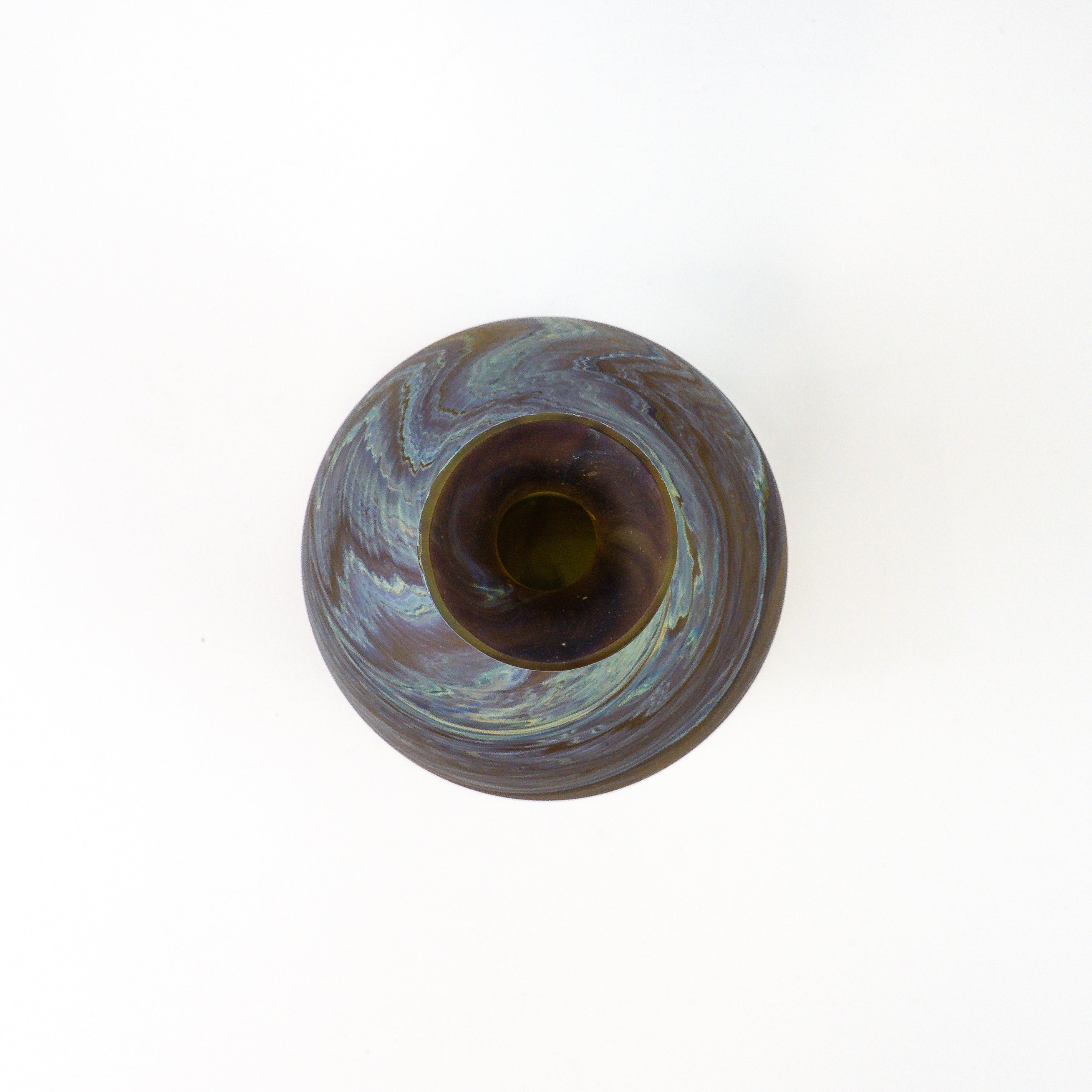 Hebron Carafe / Vase brown – Recycled glass & Handblown