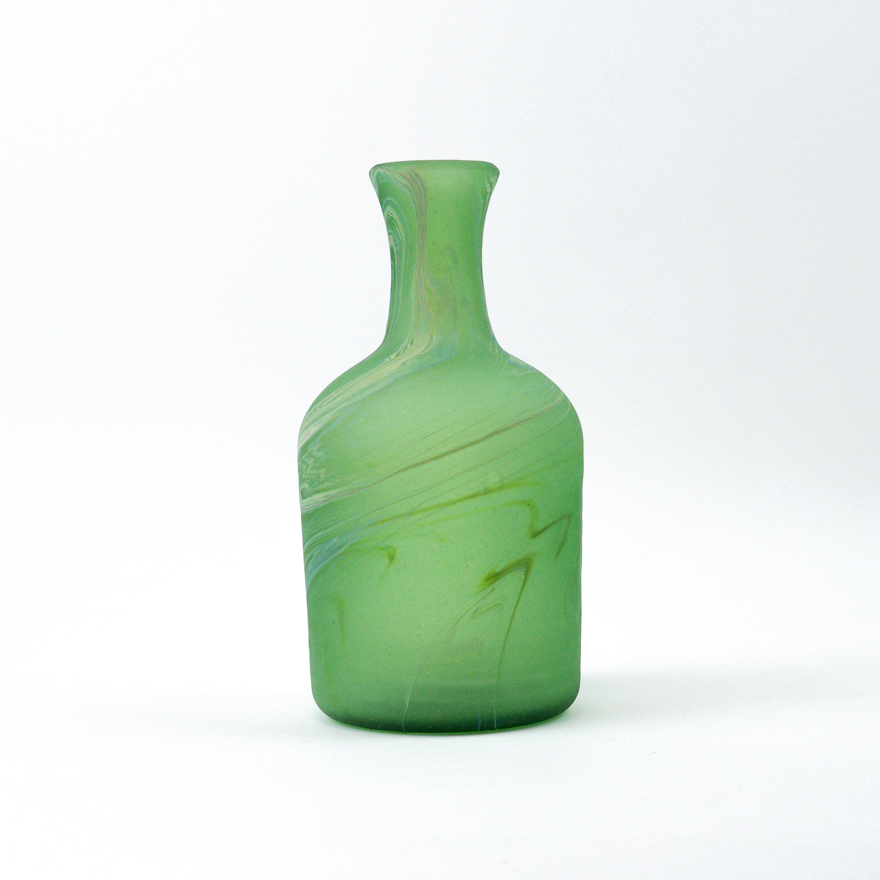Hebron Carafe / Vase Green – Recycled Glass & Handblown
