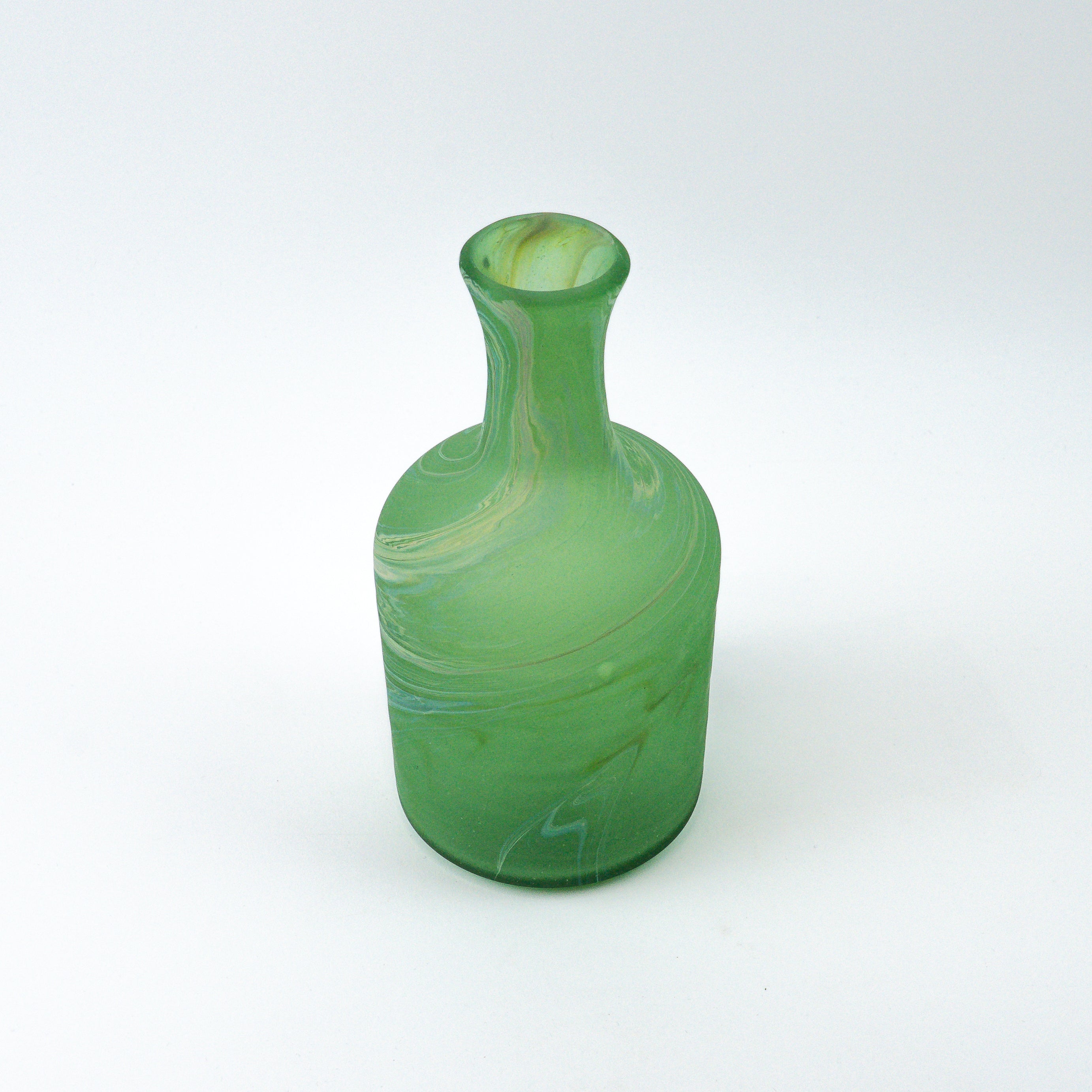 Hebron Carafe / Vase Green – Recycled Glass & Handblown