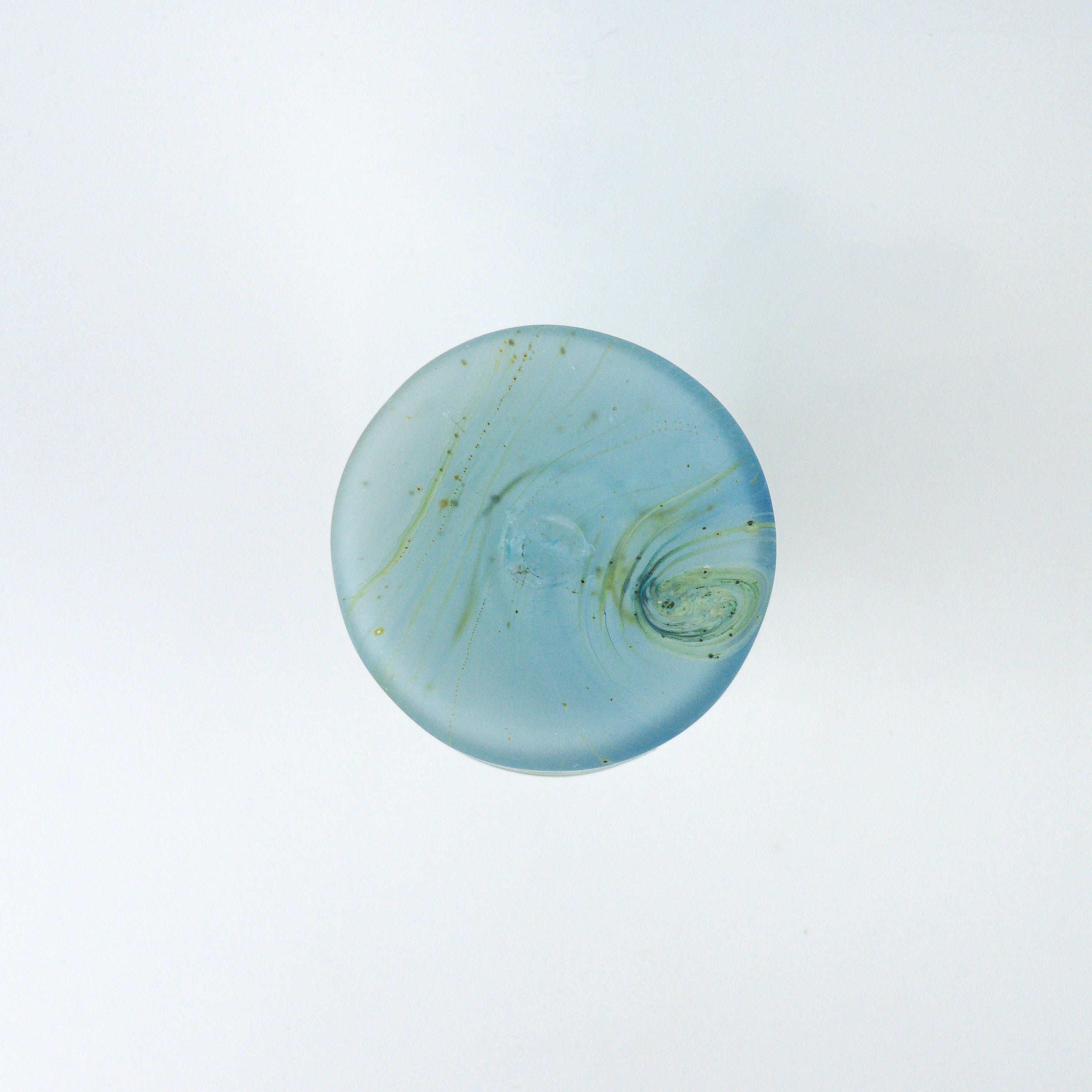 Hebron Carafe / Vase Sky Blue – Recycled Glass & Hand-blown
