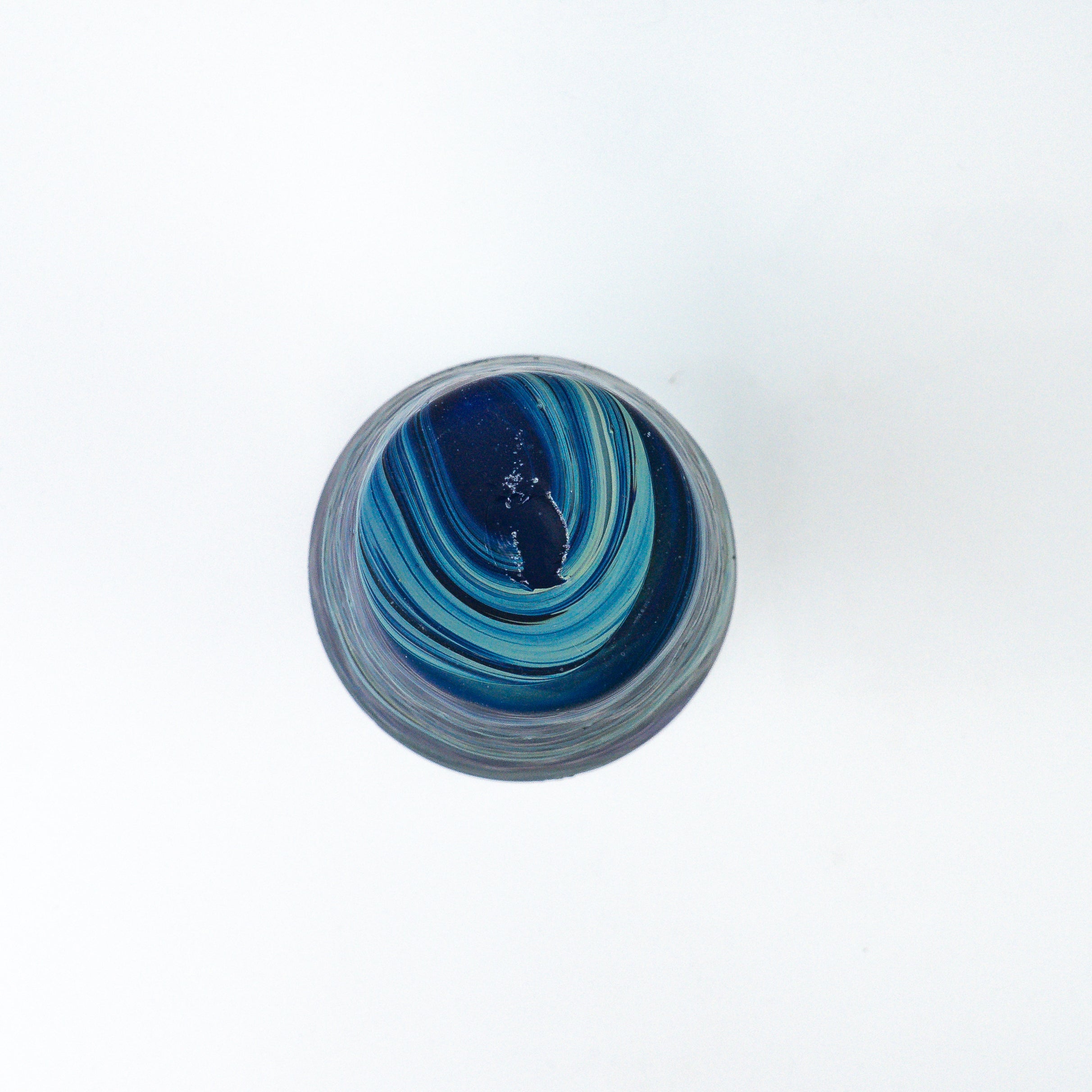 Hebron Carafe / Vase Blue – Recycled Glass & Hand-Blown
