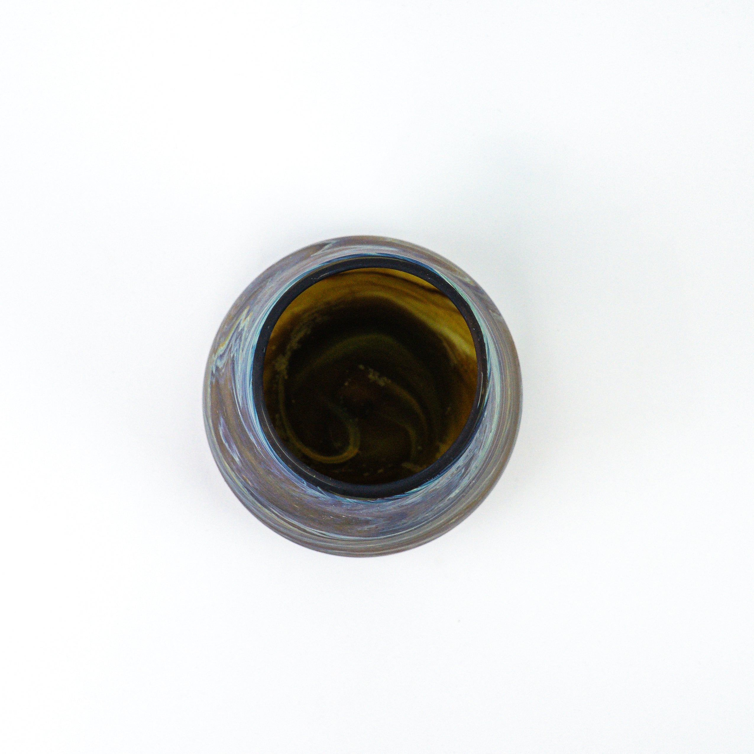 Hebron Vase Braun – Recyceltes Glas & Handgeblasen